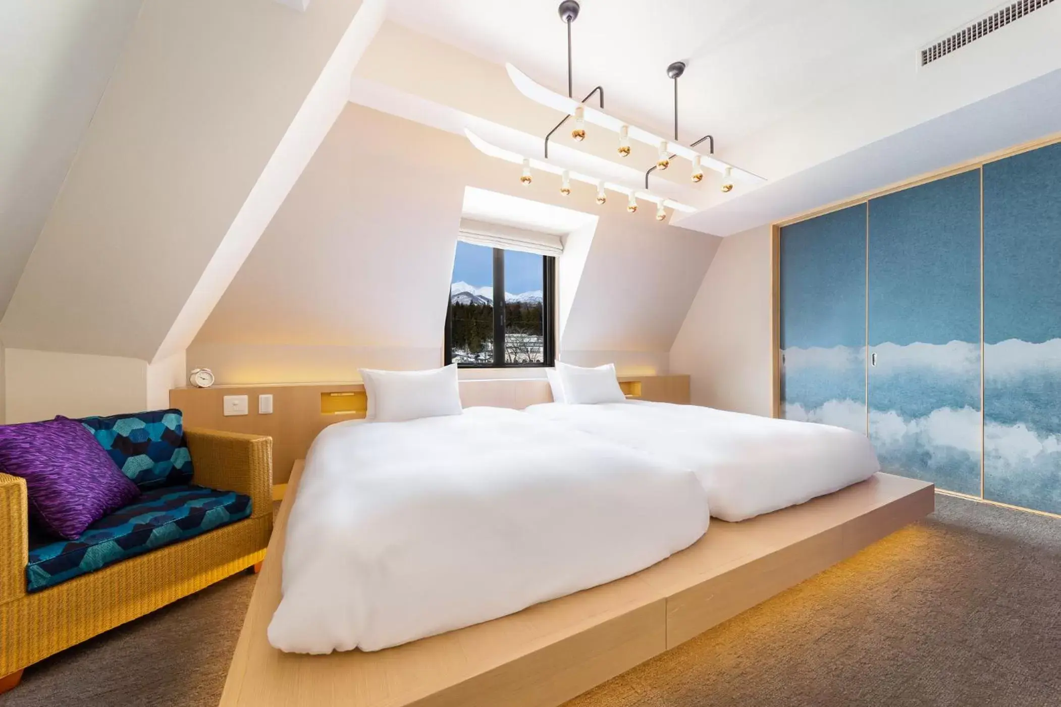 Bedroom, Bed in THE HAPPO by Hakuba Hotel Group