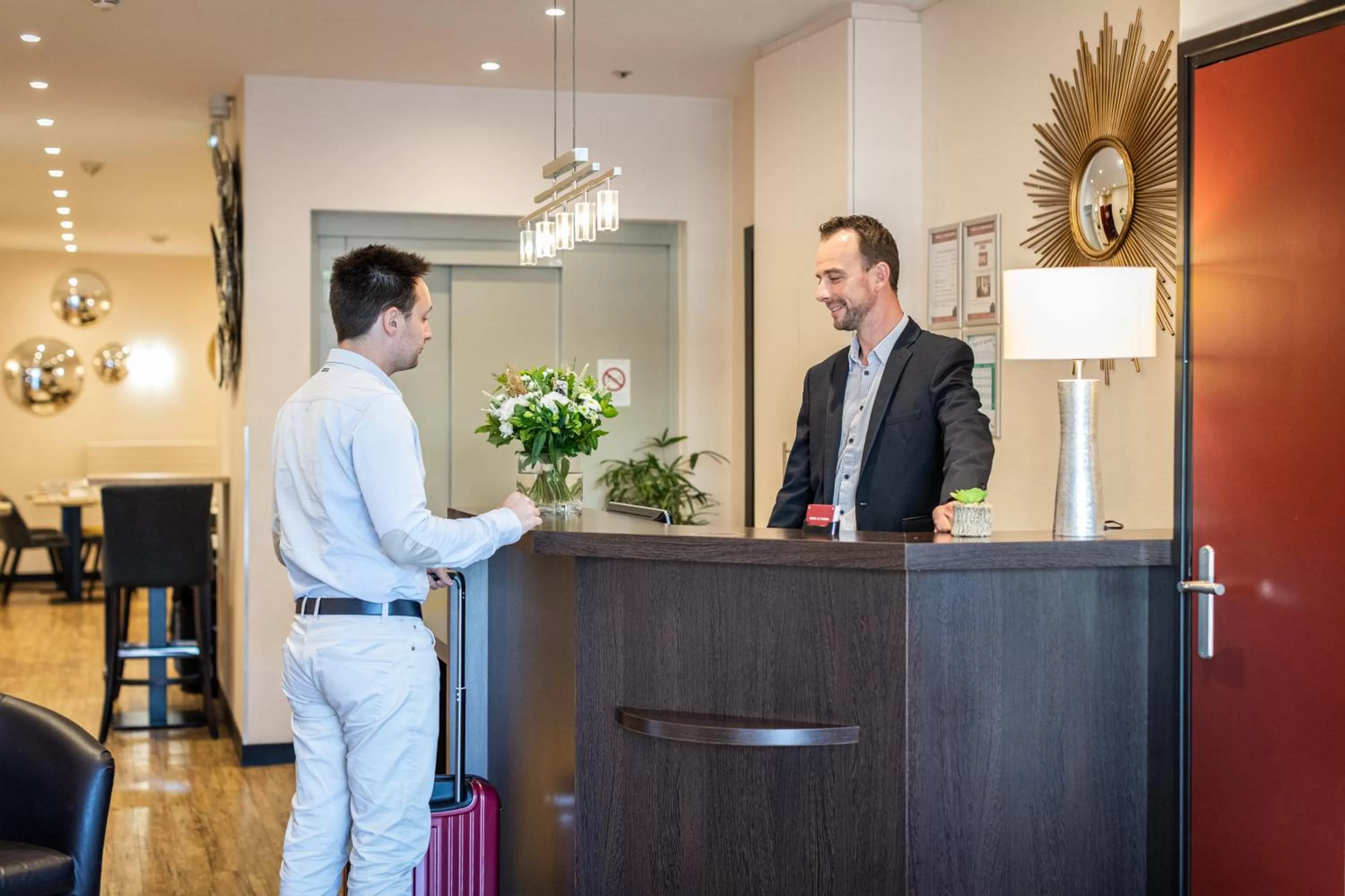 Lobby or reception in Hôtel Le Florin