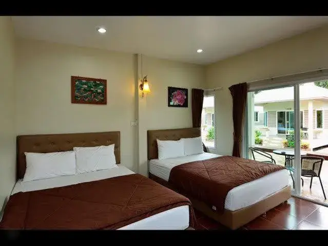 Bed in Pleai Ta Lea Resort