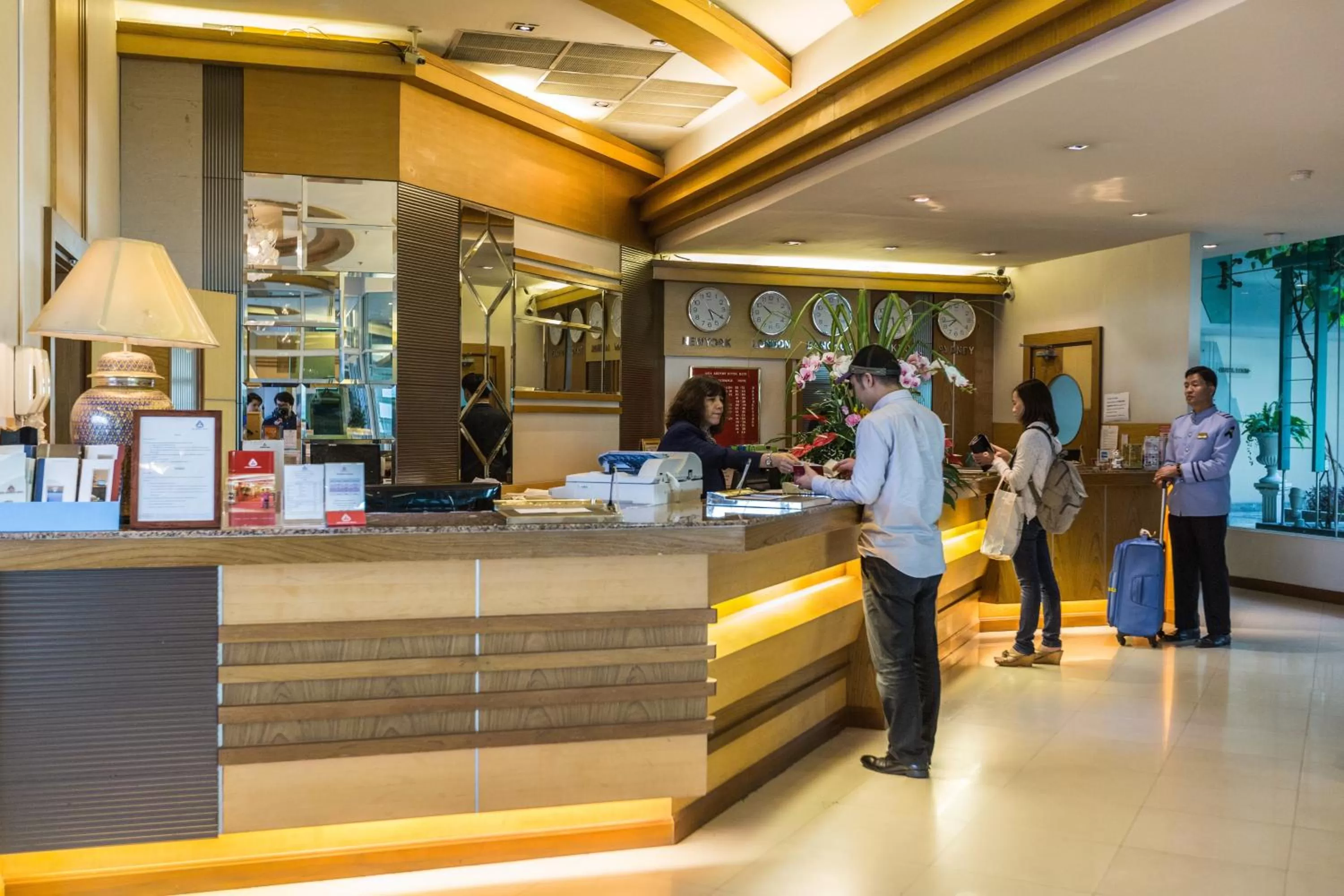 Lobby or reception in Asia Airport Hotel