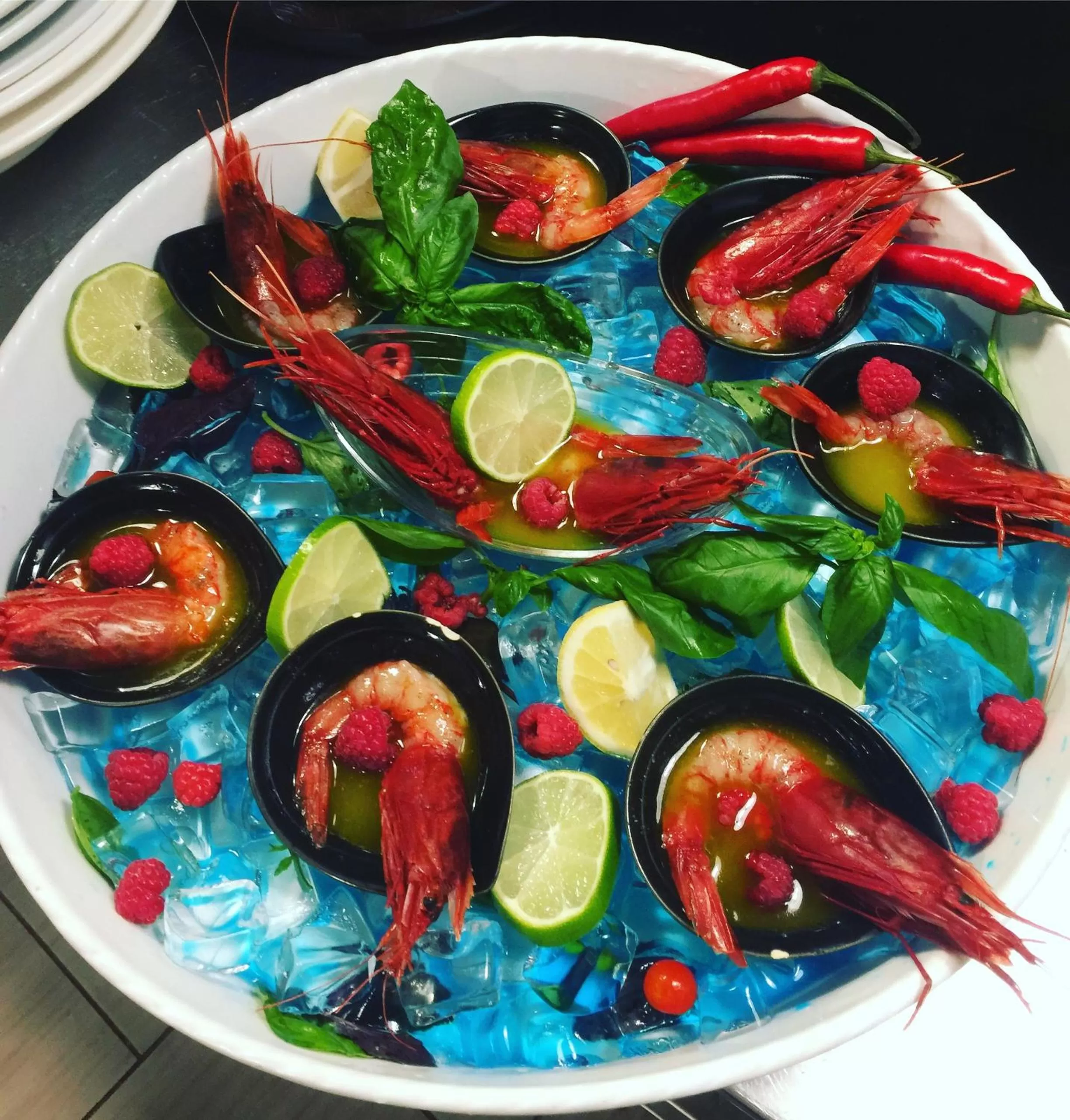 Food in Le Palazzine Hotel