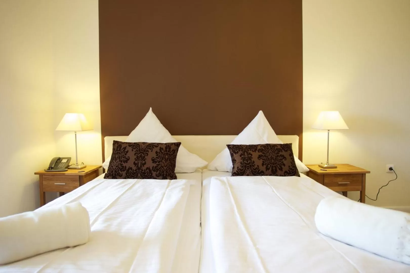 Bed in Das Frühstückshotel Sankt Peter-Ording