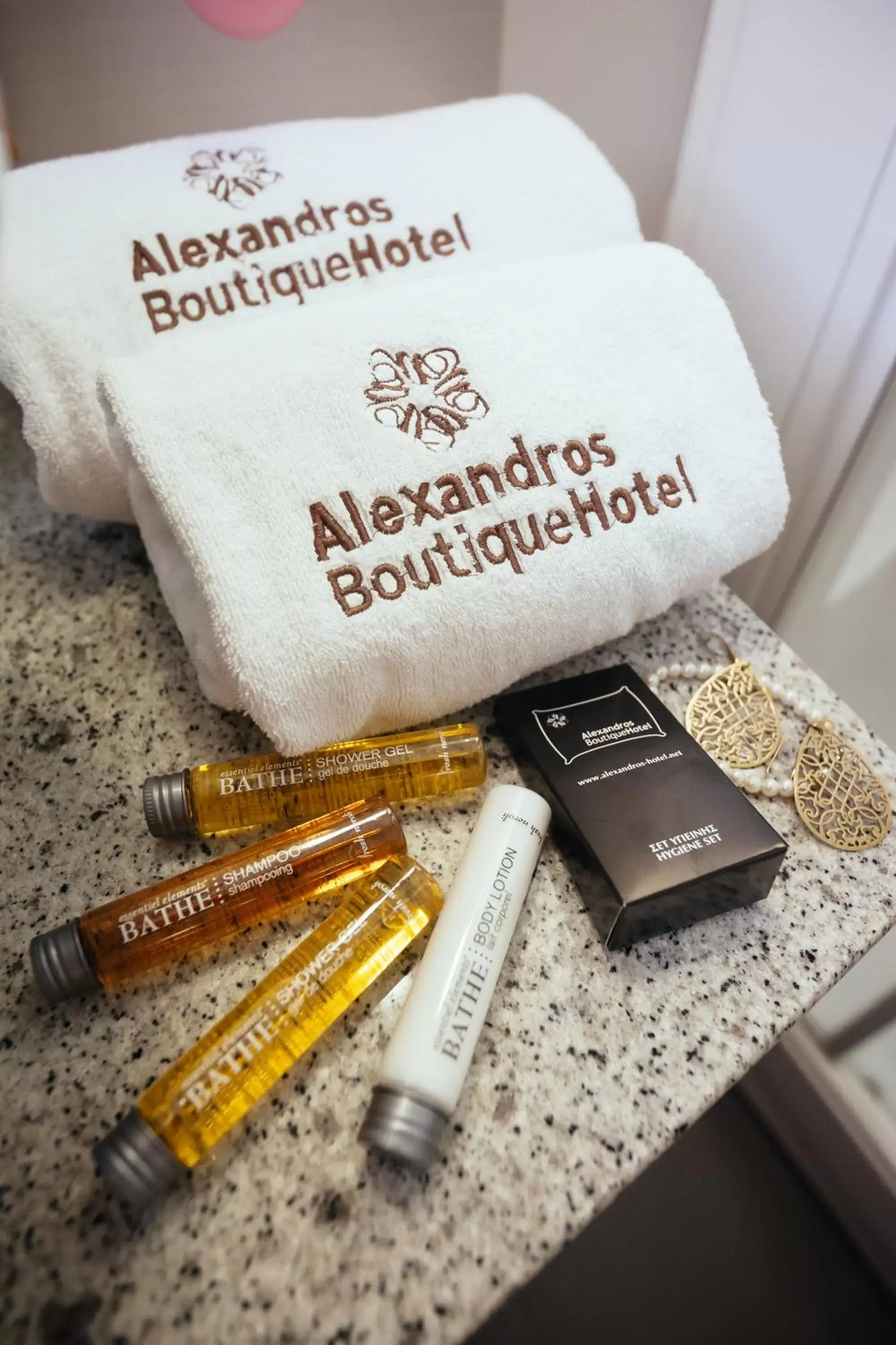 Shower, Logo/Certificate/Sign/Award in Alexandros Boutique Hotel