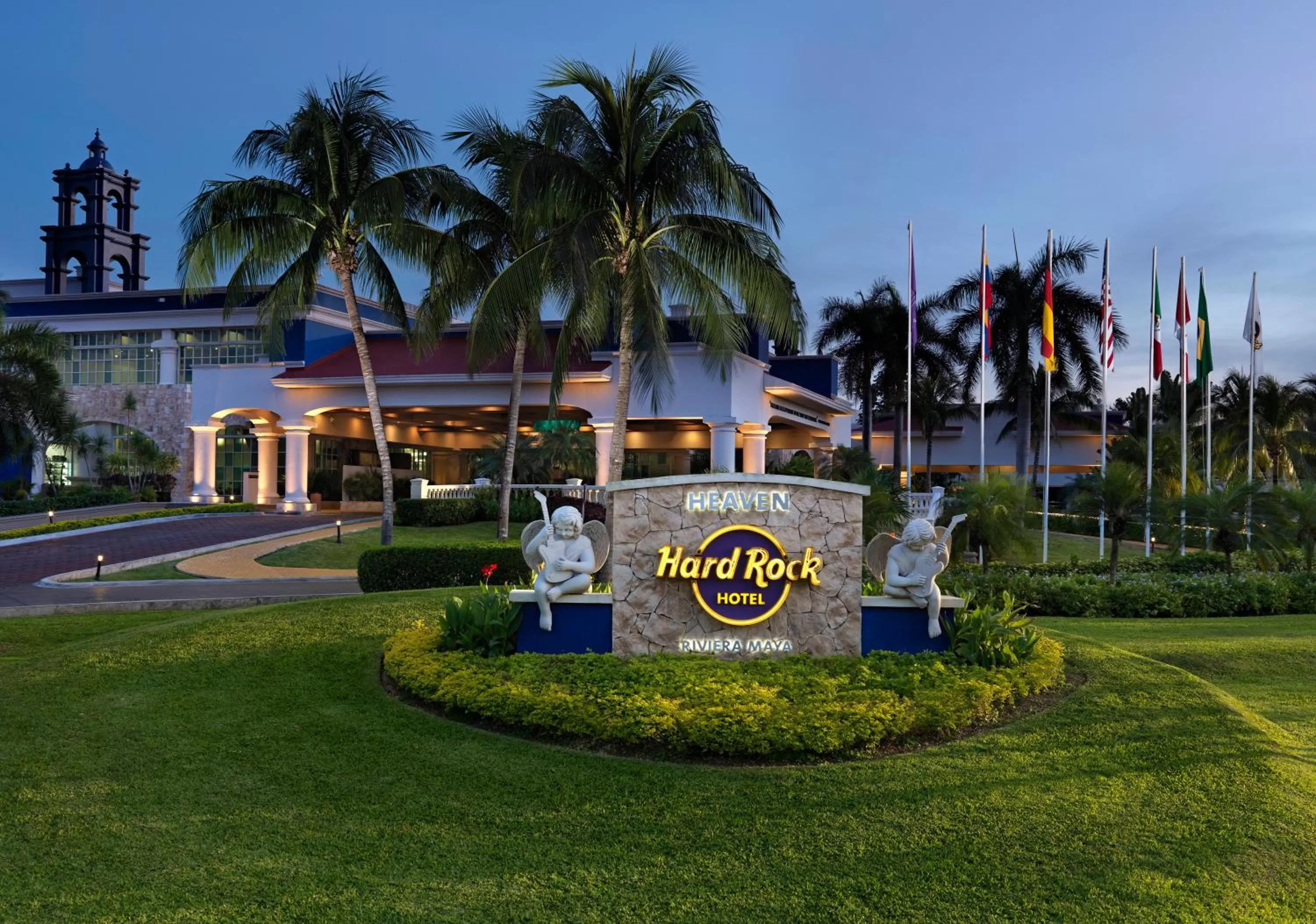 Facade/entrance in Hard Rock Hotel Riviera Maya - Heaven Adults Only - All Inclusive
