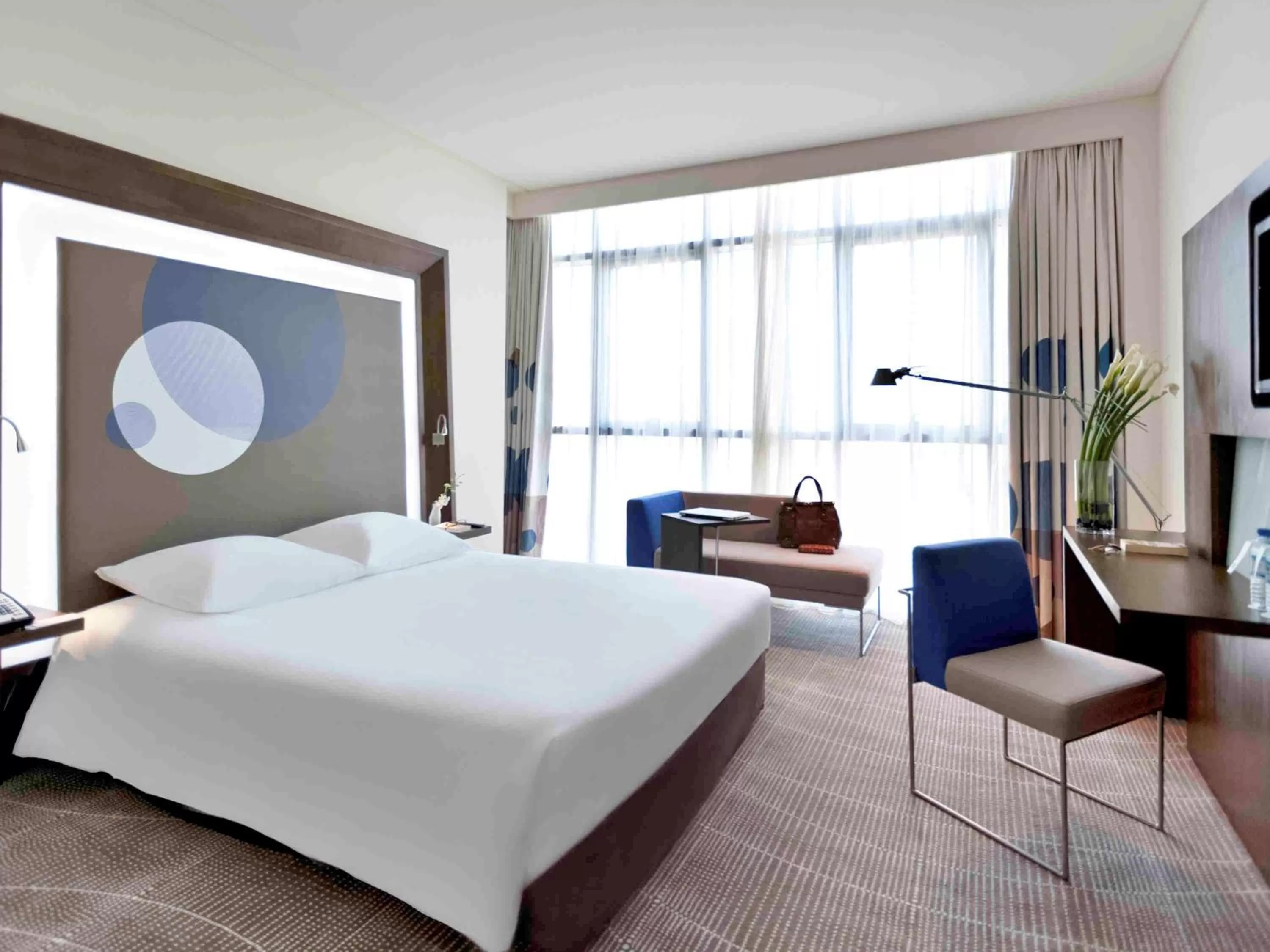 Photo of the whole room, Bed in Novotel Abu Dhabi Gate
