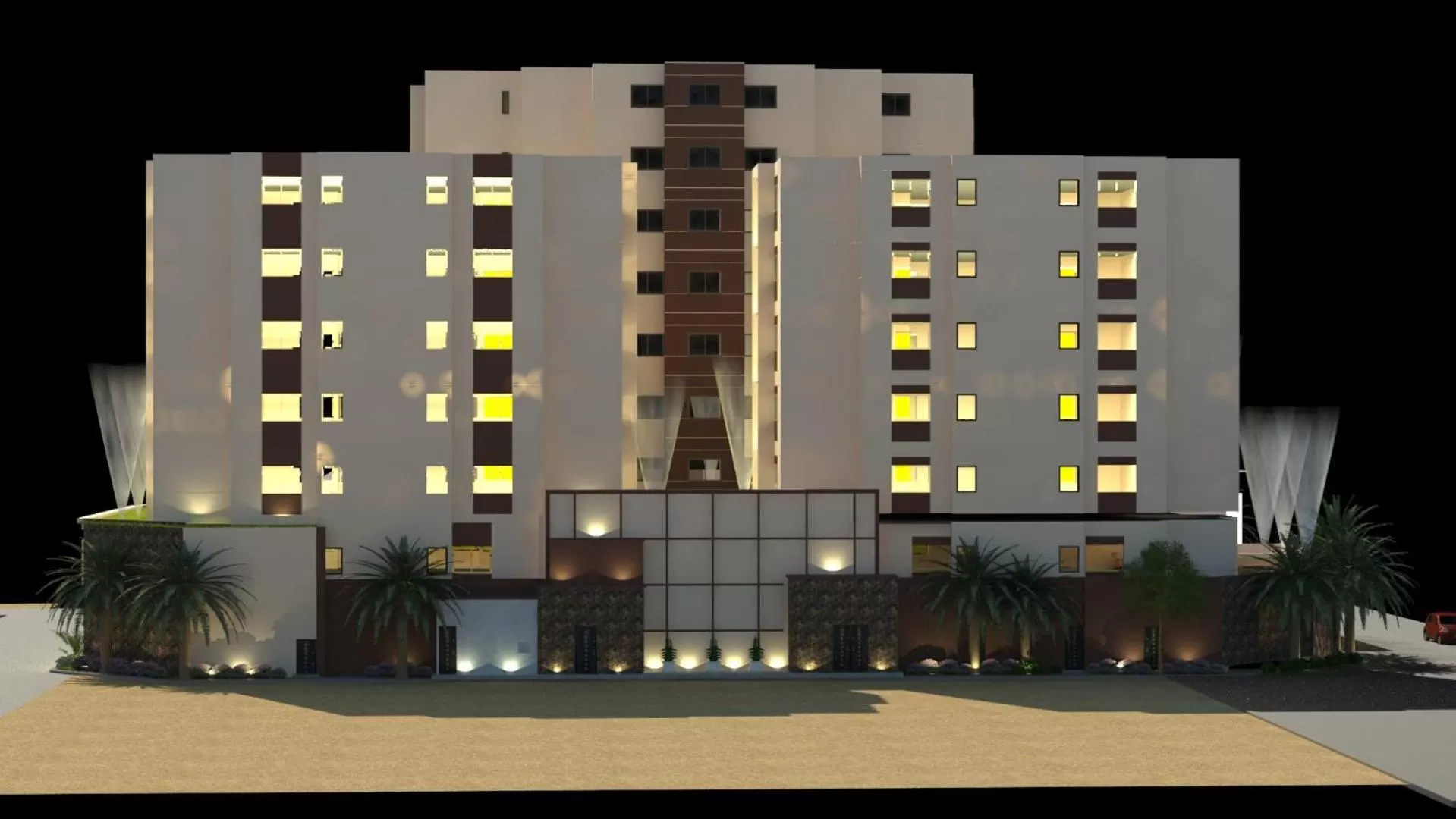 Property building in Meshal Hotel