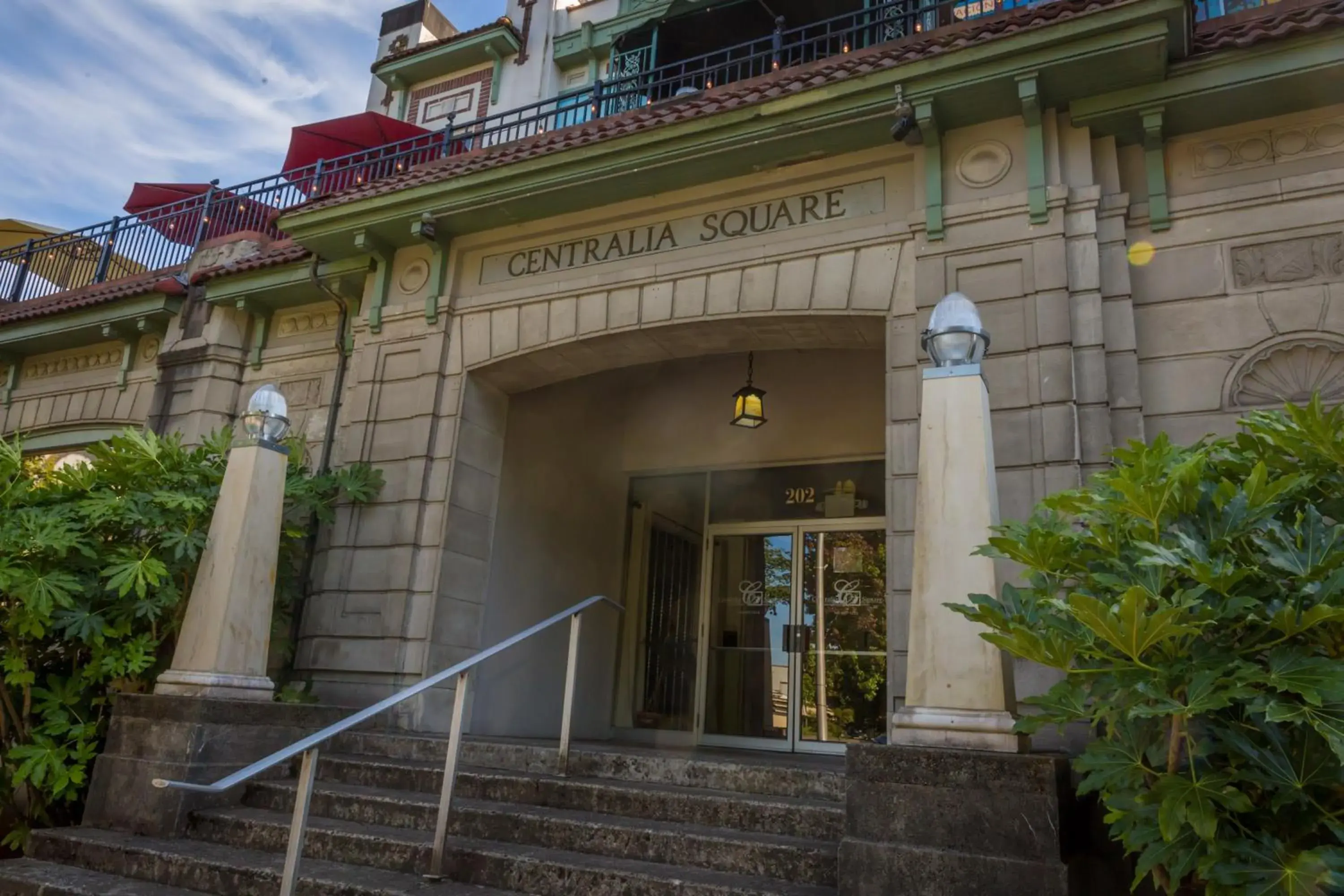 Facade/entrance in Centralia Square Grand Ballroom and Hotel