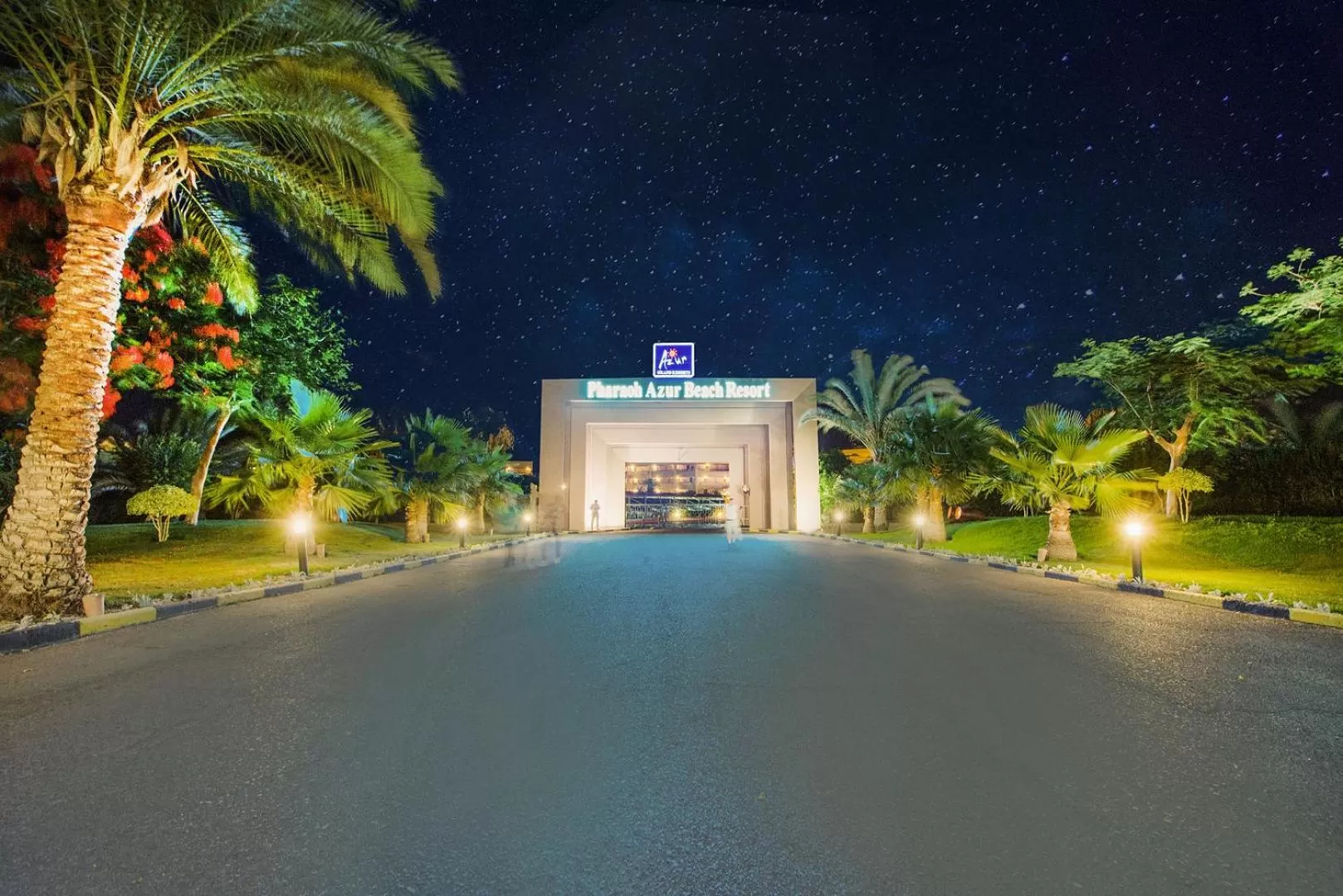 Facade/entrance in Pharaoh Azur Resort
