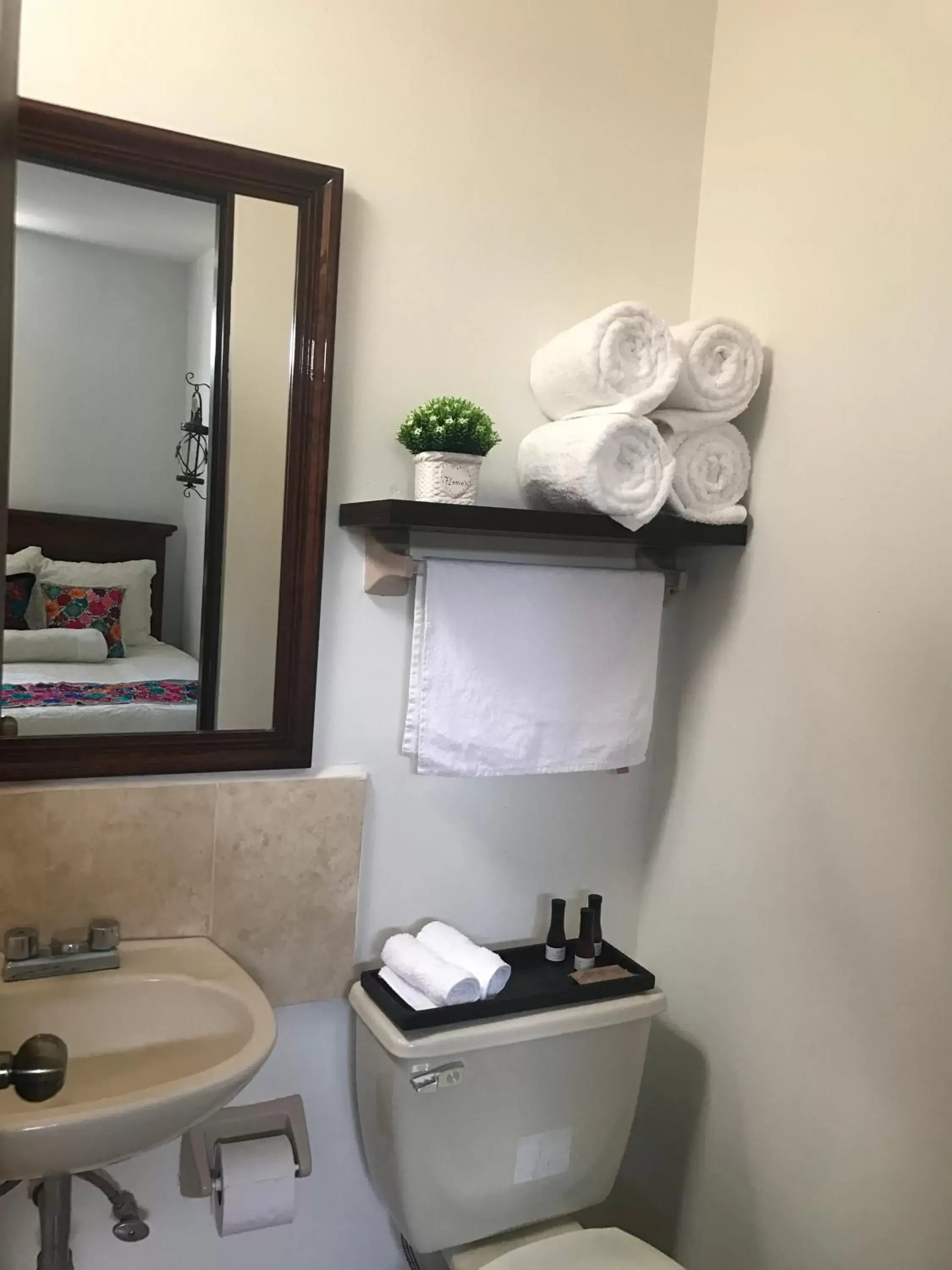 Bathroom in Del Centro Hotel Bernal