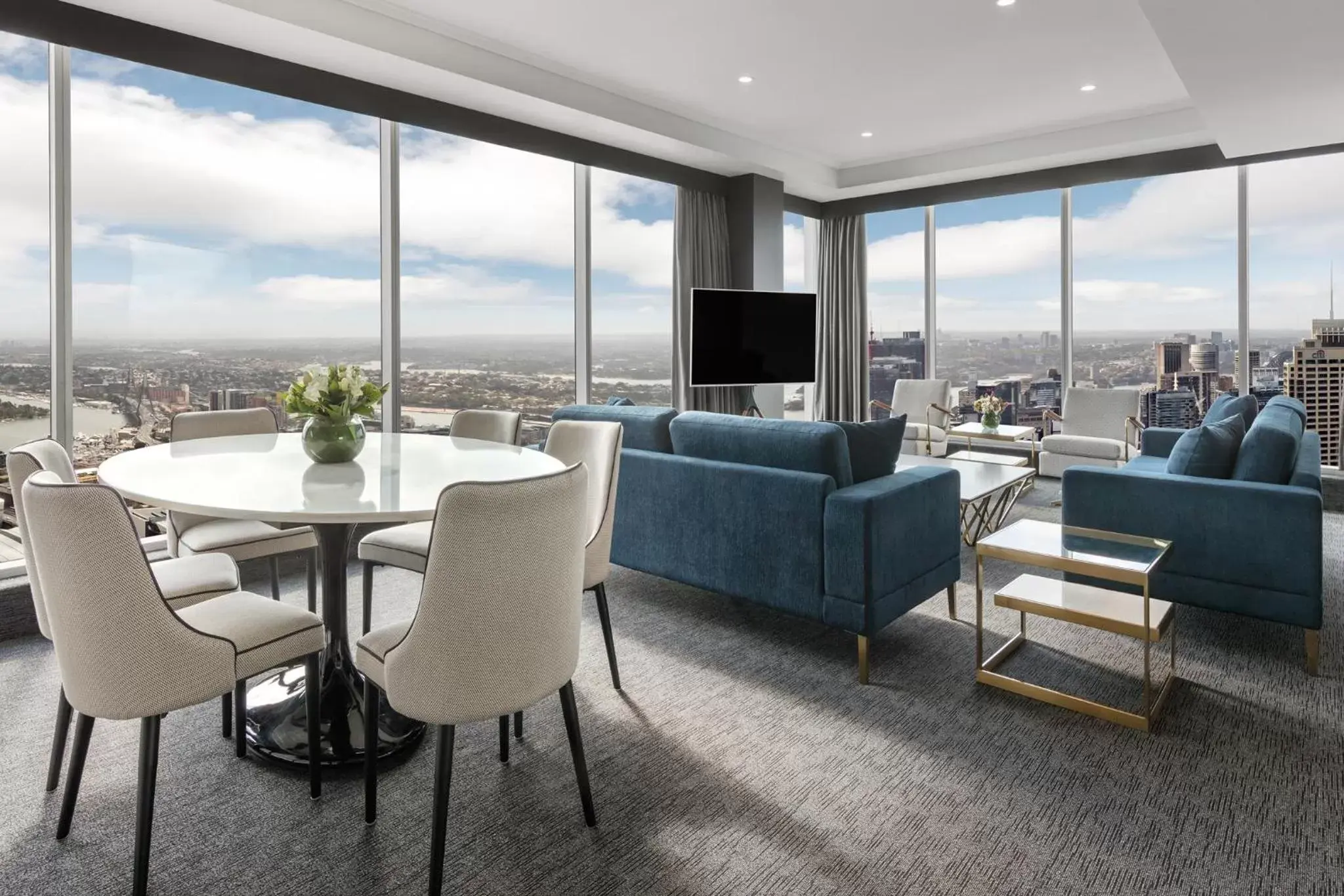 Living room in Meriton Suites World Tower, Sydney