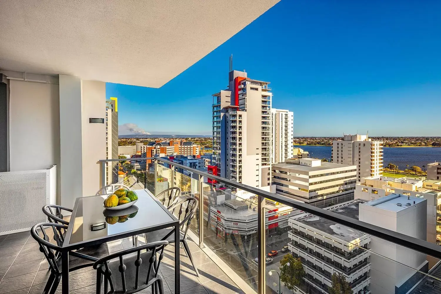 City view in Quest East Perth