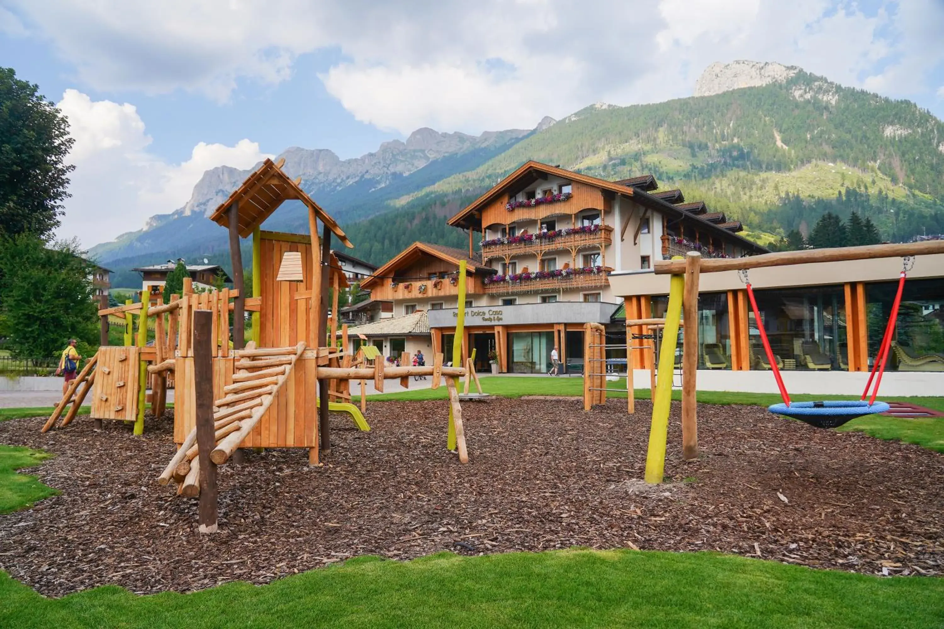 Children's Play Area in Resort Dolce Casa - Family & Spa Hotel