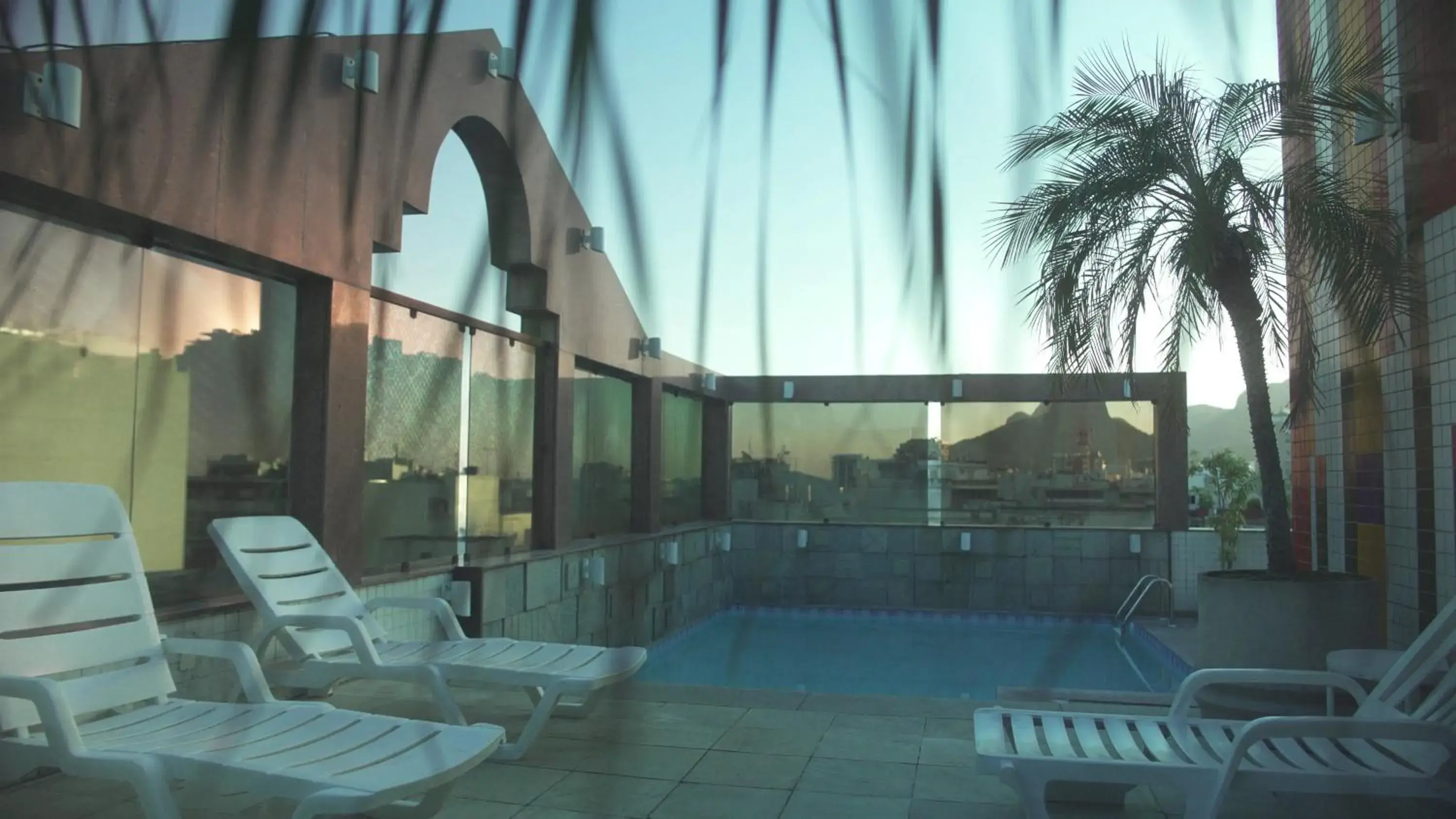 Swimming Pool in South American Copacabana Hotel