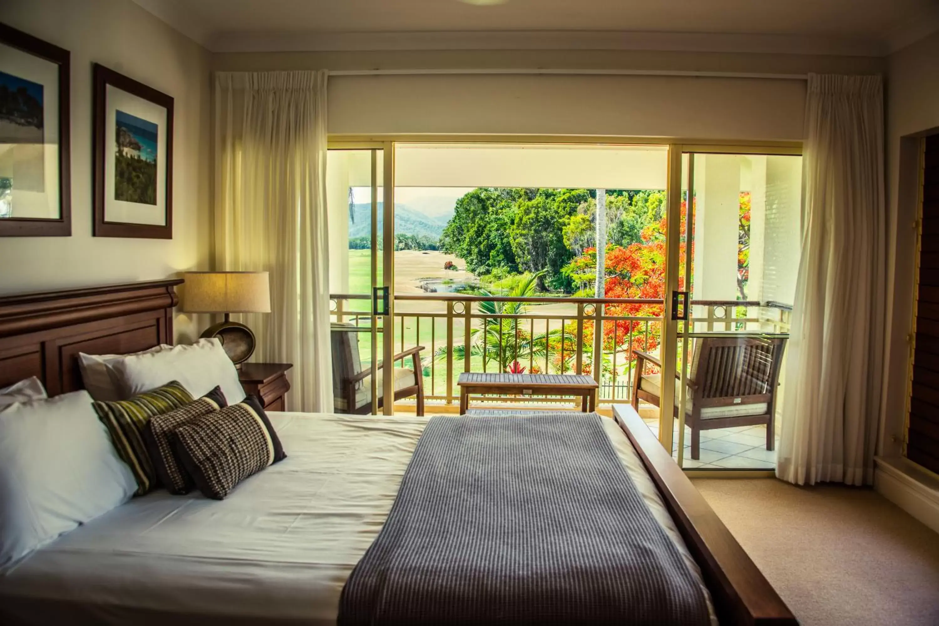 View (from property/room), Bed in Paradise Links Resort Port Douglas