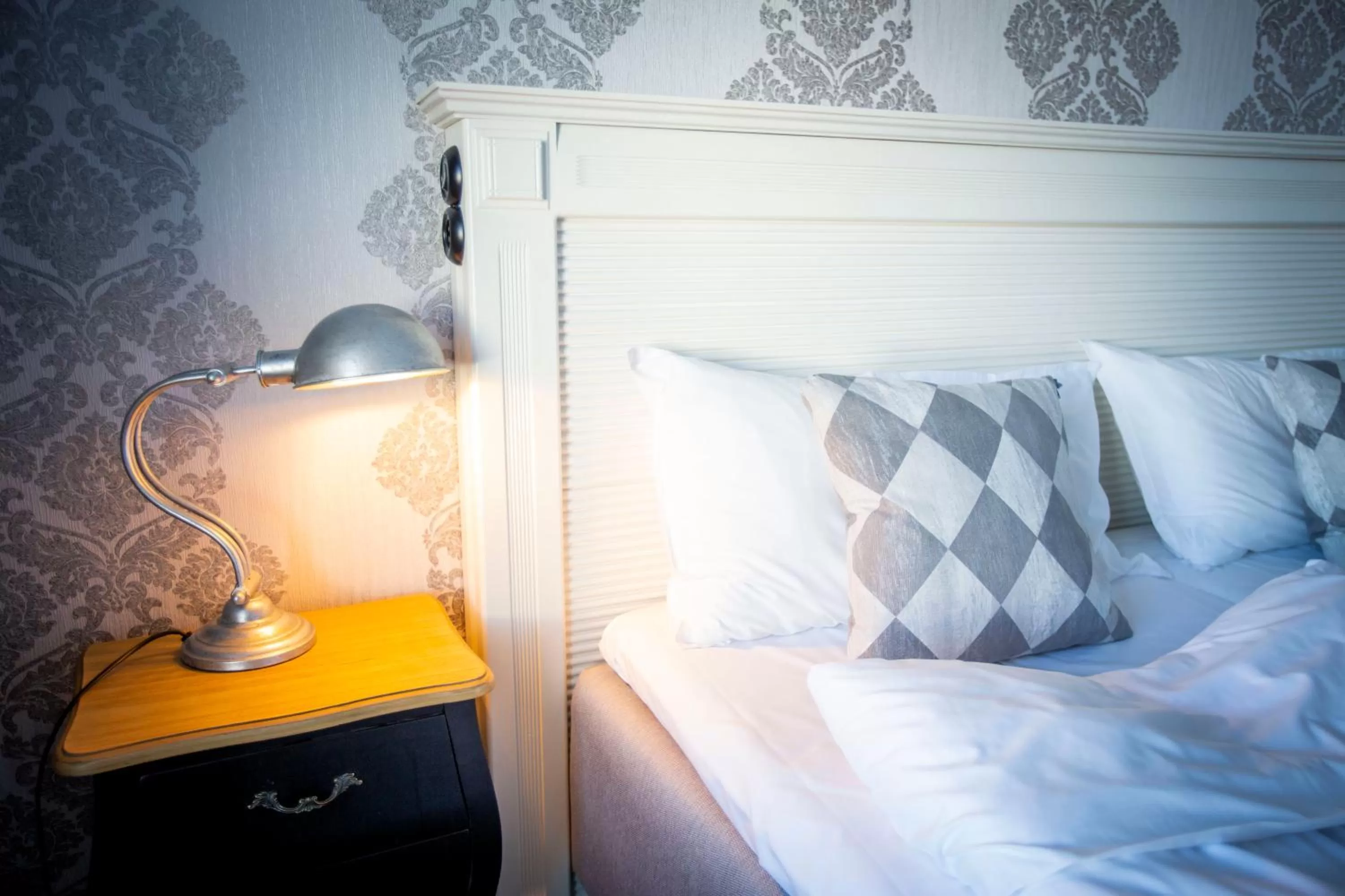 Bedroom, Bed in Hotelli Olof