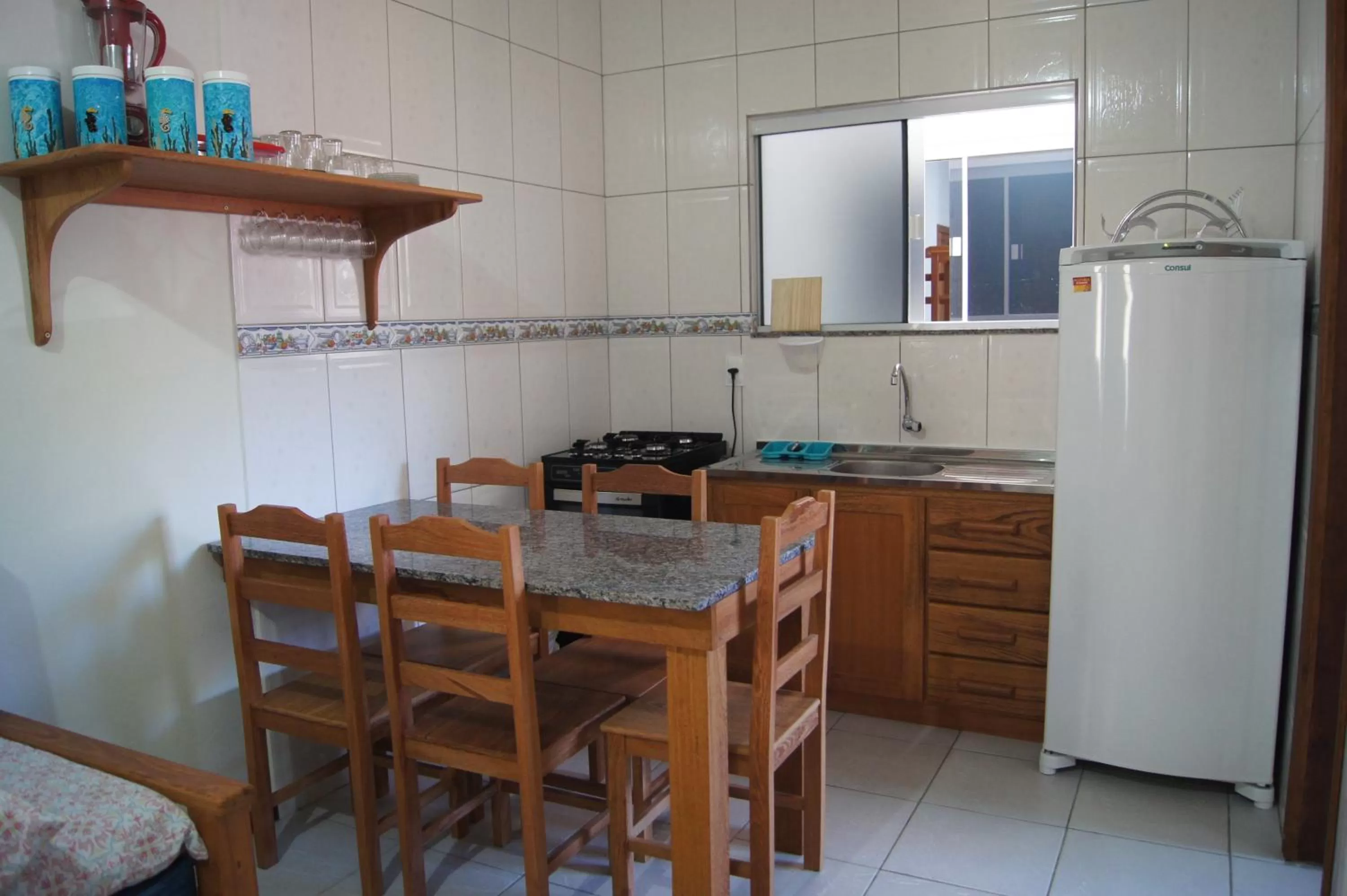 Dining Area in Pousada Pegadas na Areia