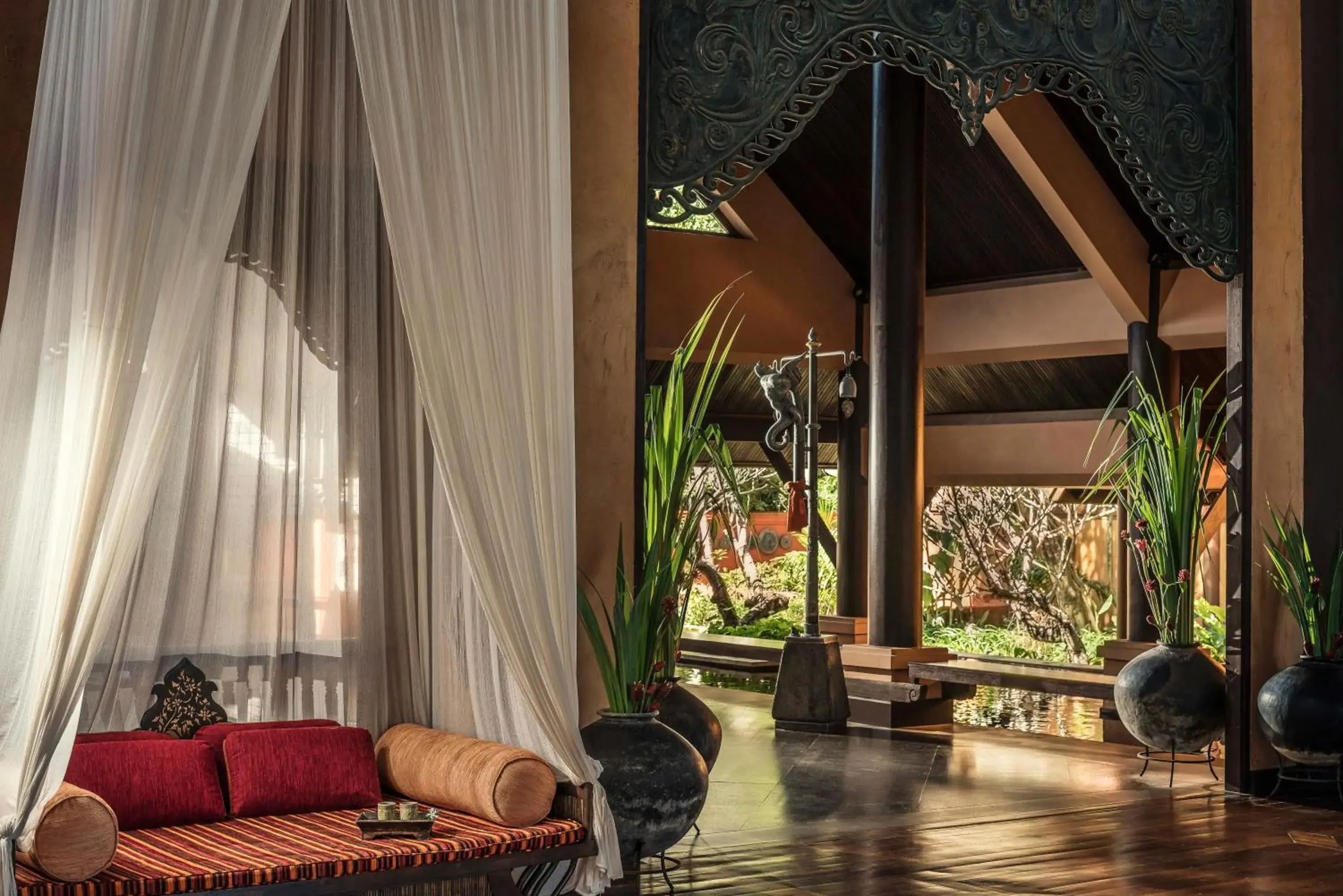 Lobby or reception in Anantara Golden Triangle Elephant Camp & Resort Lobby or reception in Anantara Golden Triangle Elephant Camp & Resort