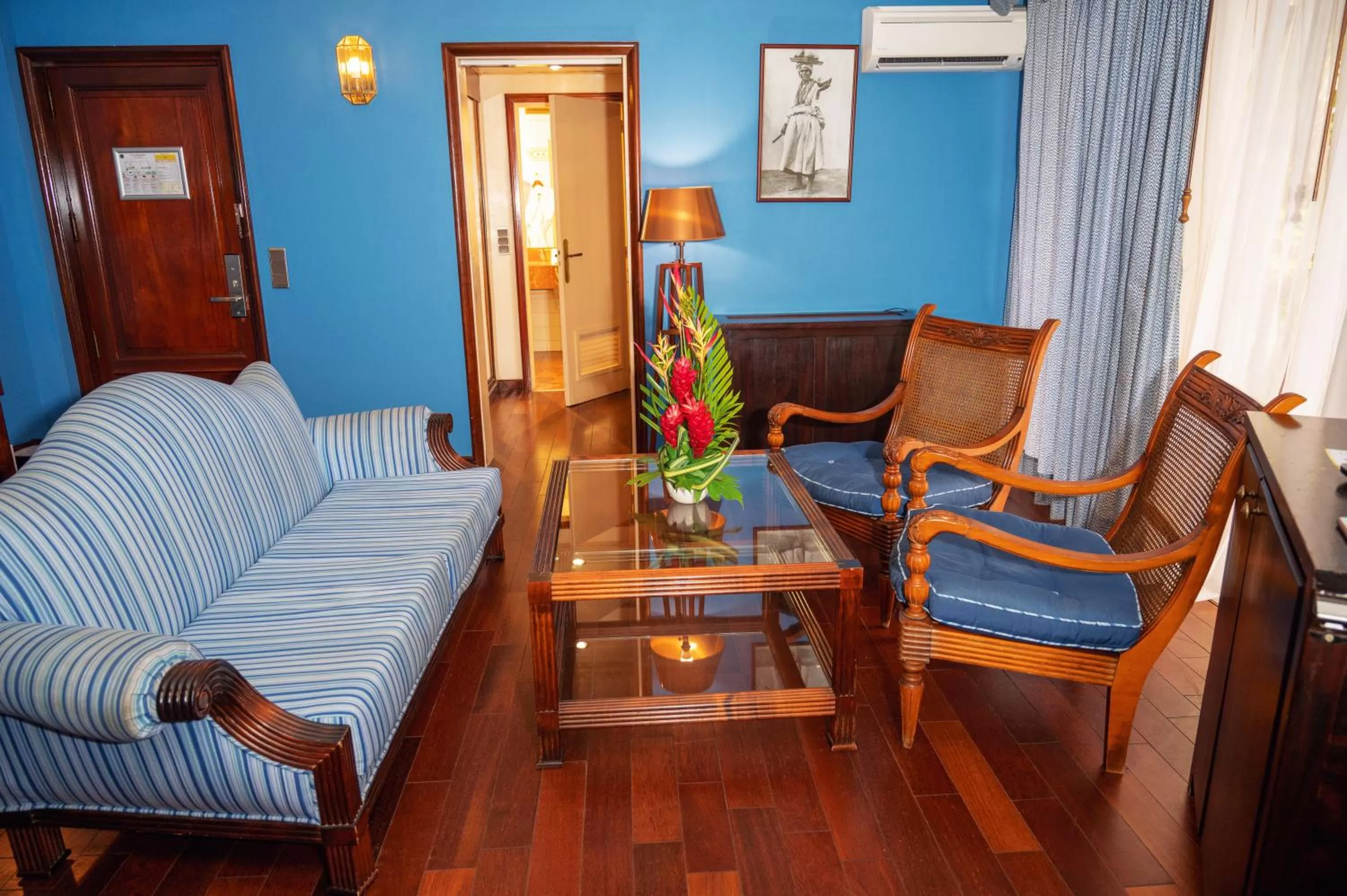 Living room in Hotel Bakoua Martinique