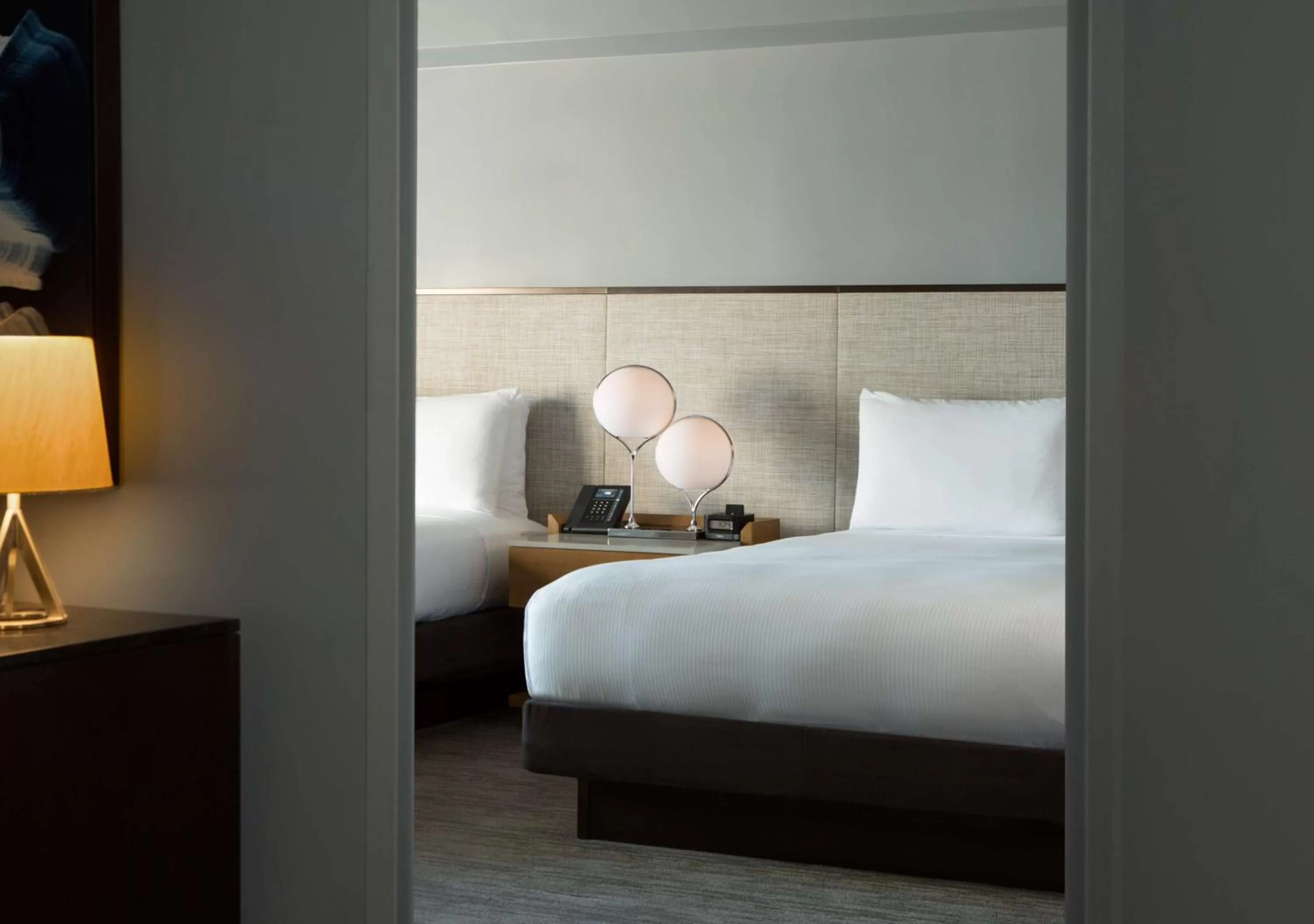 Bed in New York Hilton Midtown