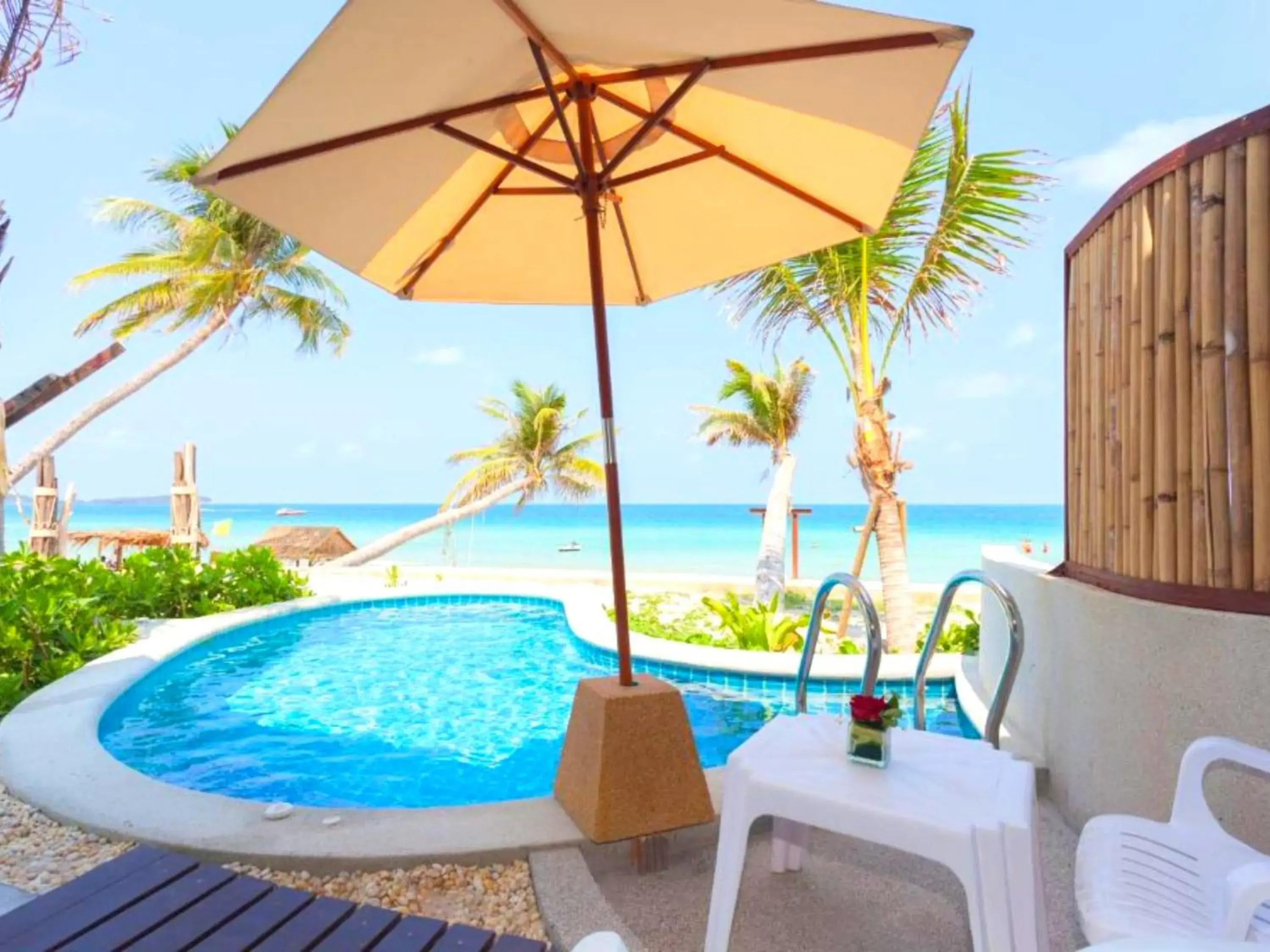 Balcony/Terrace, Swimming Pool in The Samui Beach Resort - SHA Plus Certified