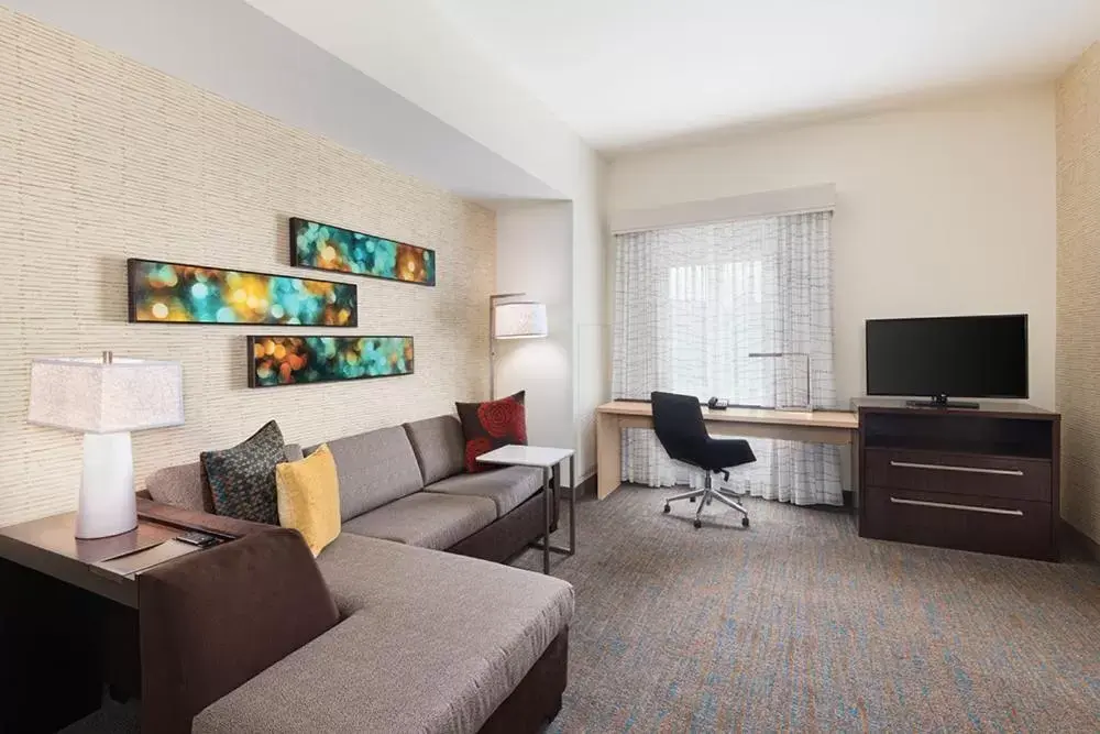 TV and multimedia, Seating Area in Residence Inn by Marriott Spartanburg Westgate