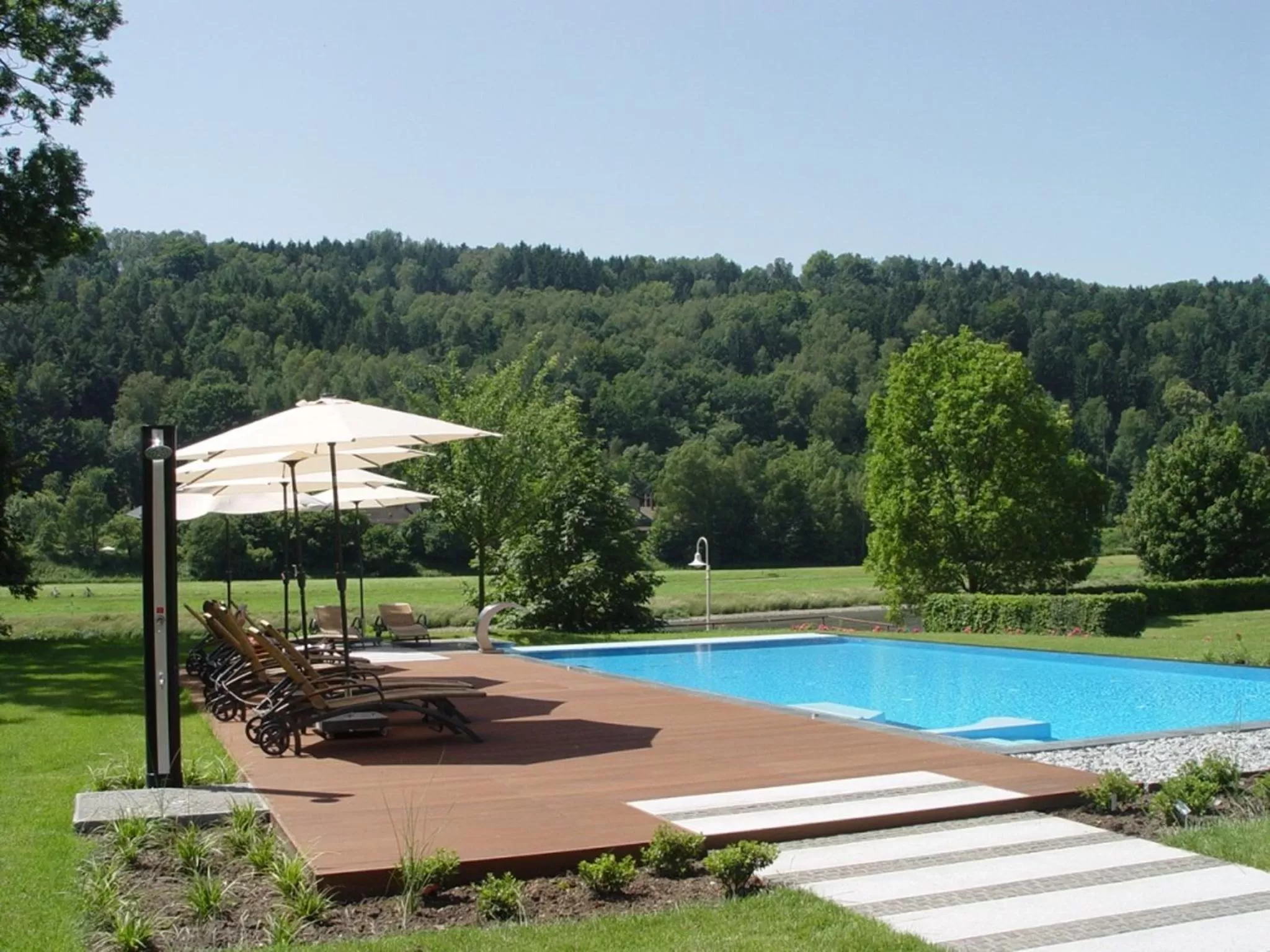 Swimming pool in Parkhotel Bad Schandau mit SPA