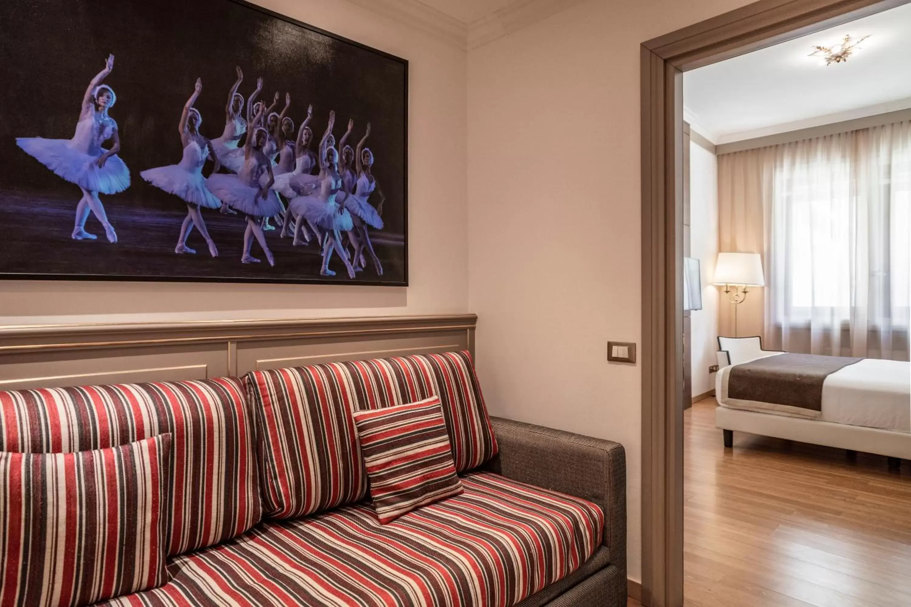 Bedroom, Seating Area in Palazzo Porta Romana Hotel