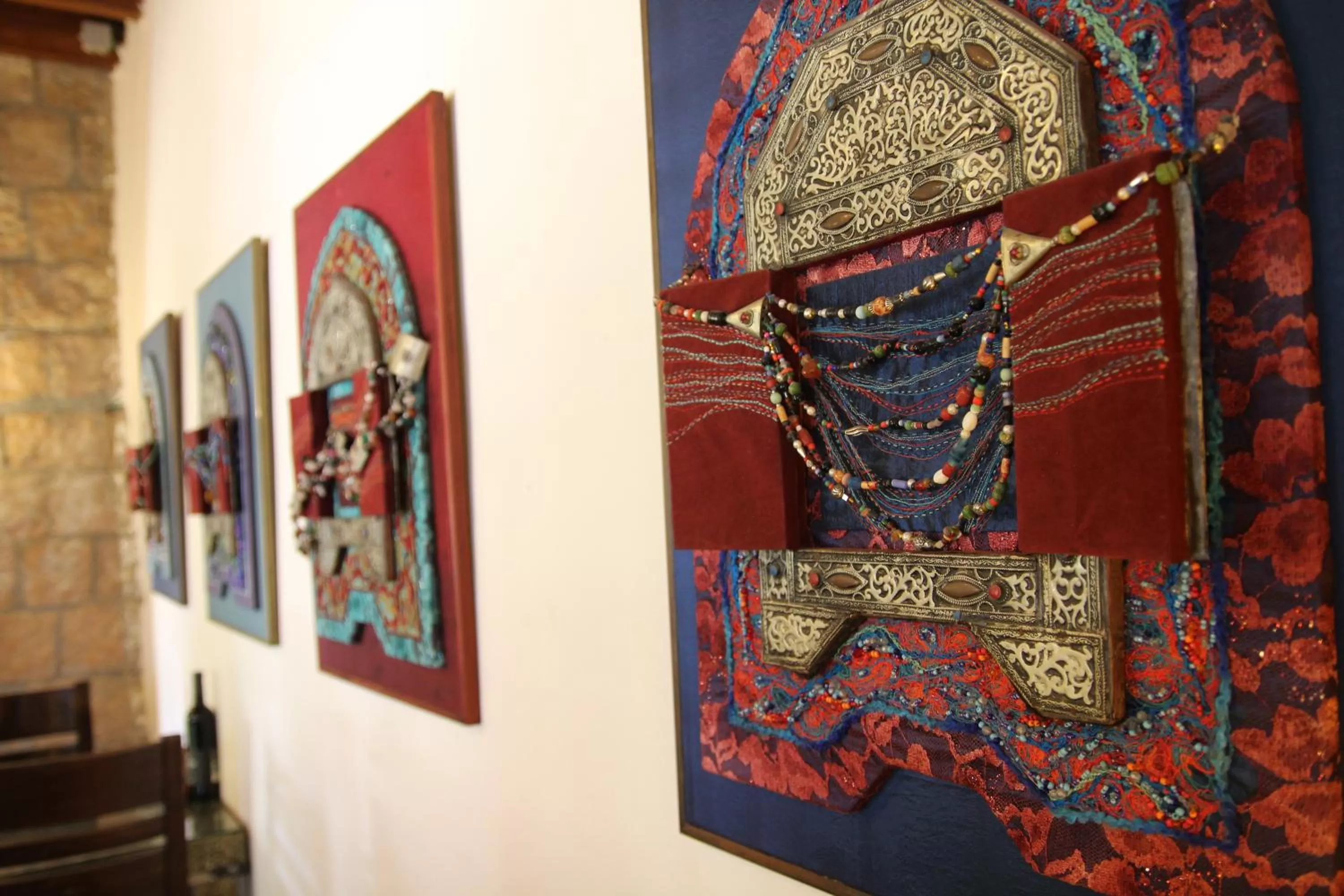 Decorative detail in Beit Shalom Historical boutique Hotel