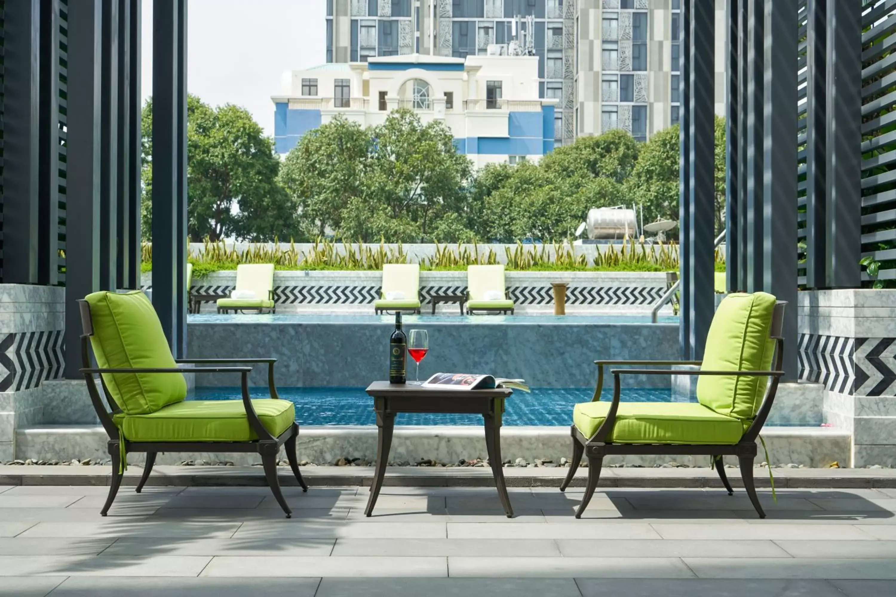 Balcony/Terrace in Mai House Saigon Hotel