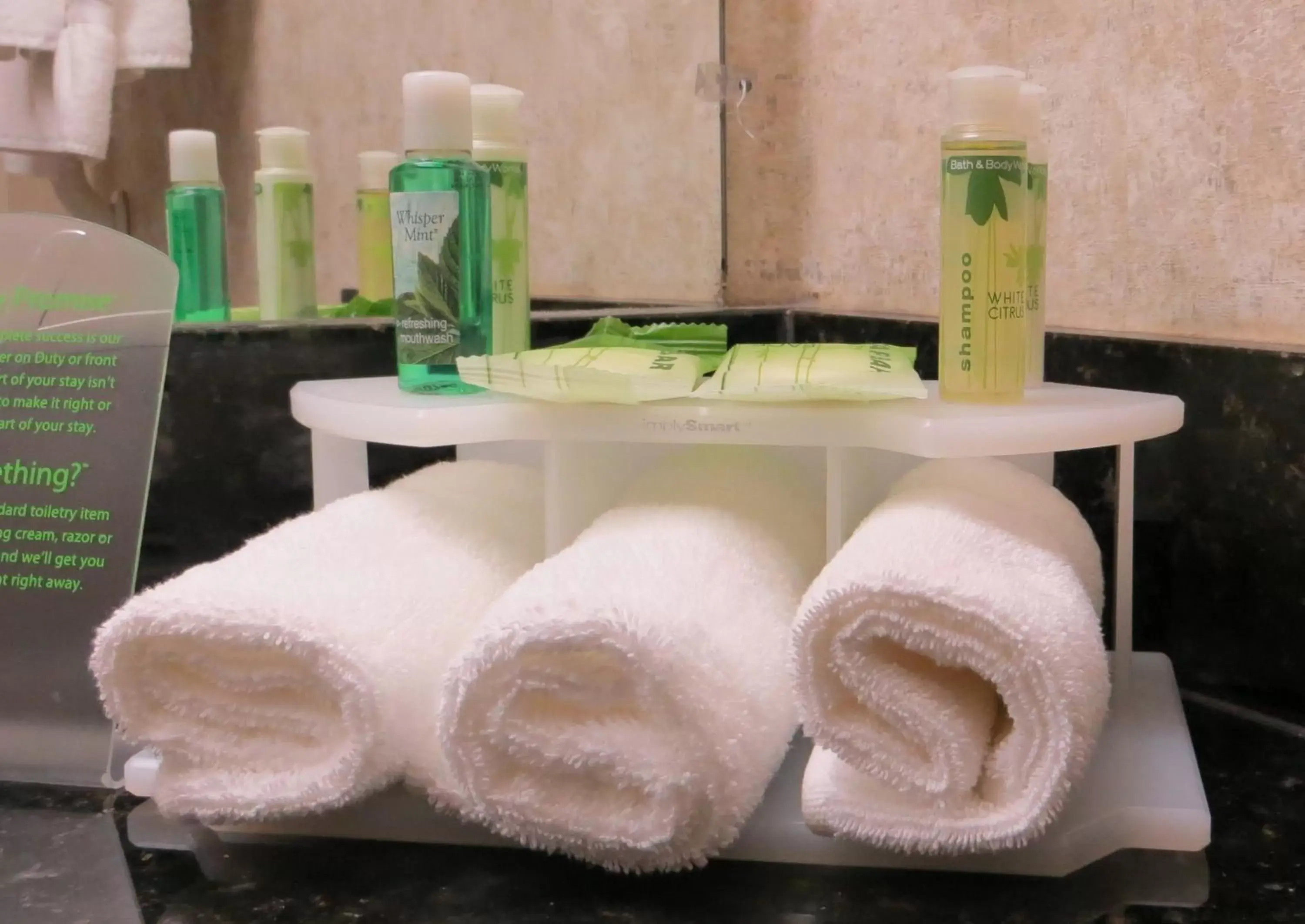 towels, Bathroom in Holiday Inn Express Hotel & Suites Henderson - Traffic Star, an IHG Hotel