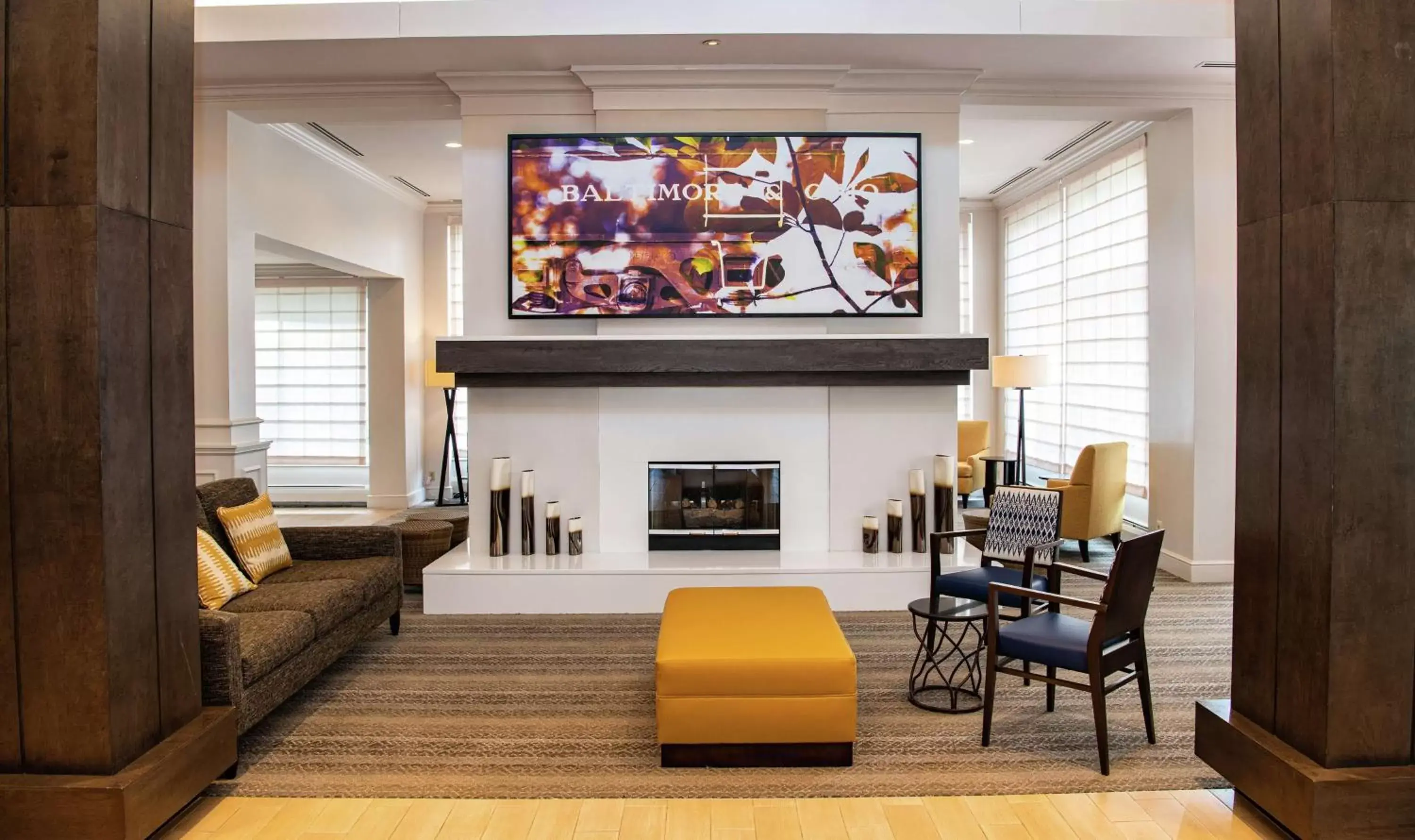 Lobby or reception in Hilton Garden Inn BWI Airport Lobby or reception in Hilton Garden Inn BWI Airport