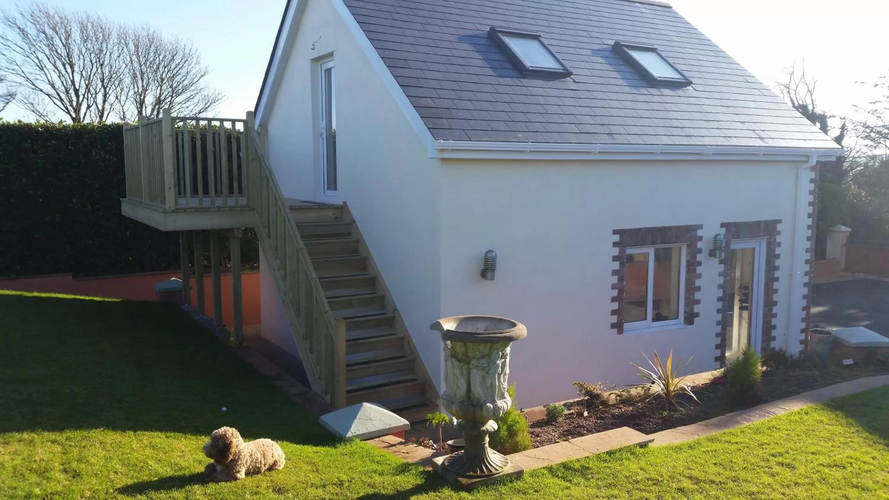 Facade/entrance in Little Orchard House