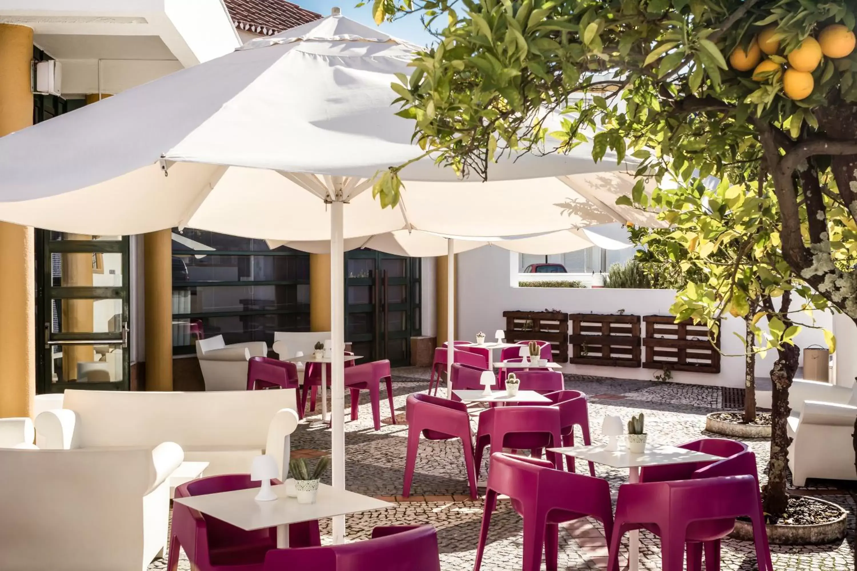 Patio, Restaurant/Places to Eat in Hotel ibis Evora