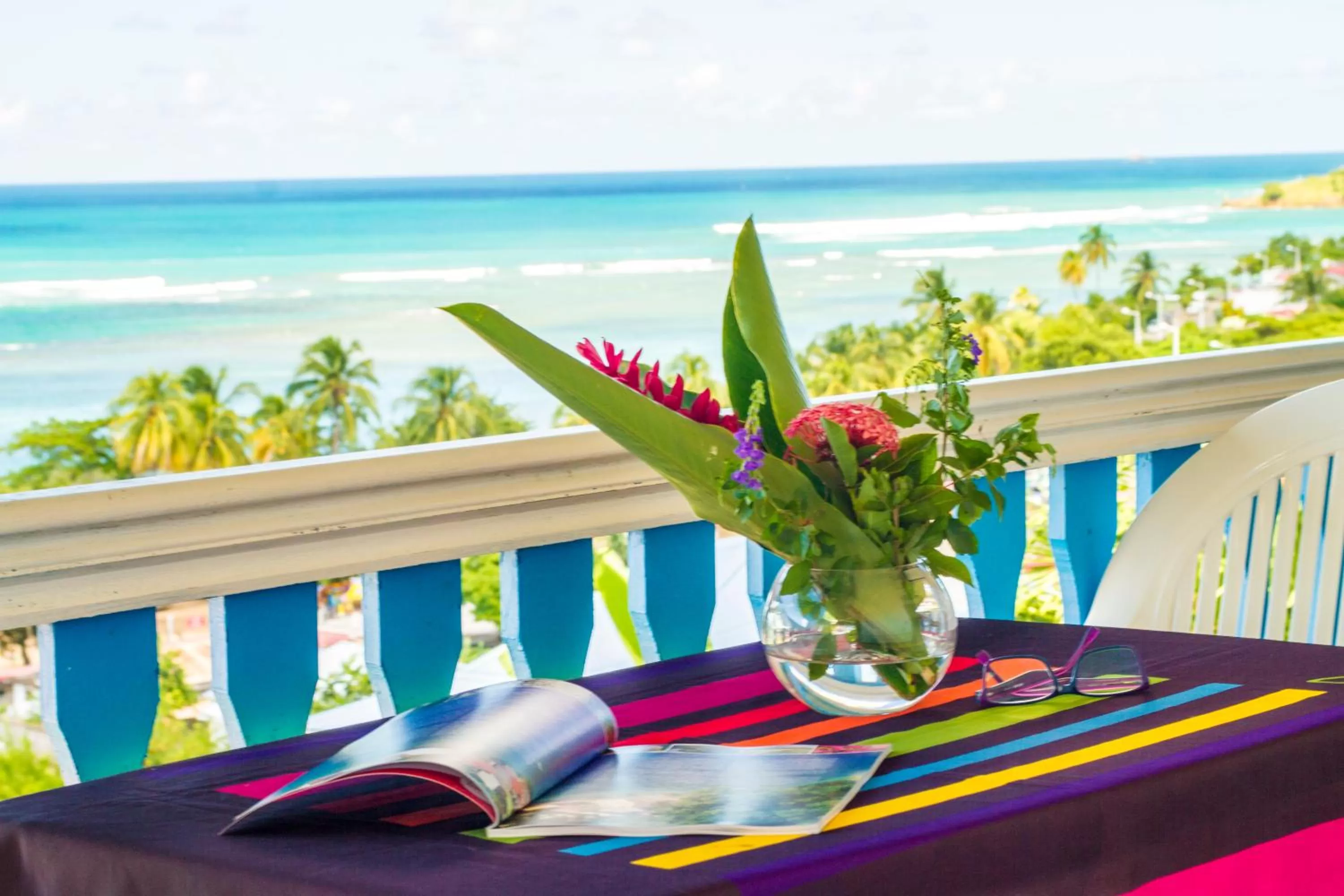 Sea view in Hotel Le Manguier