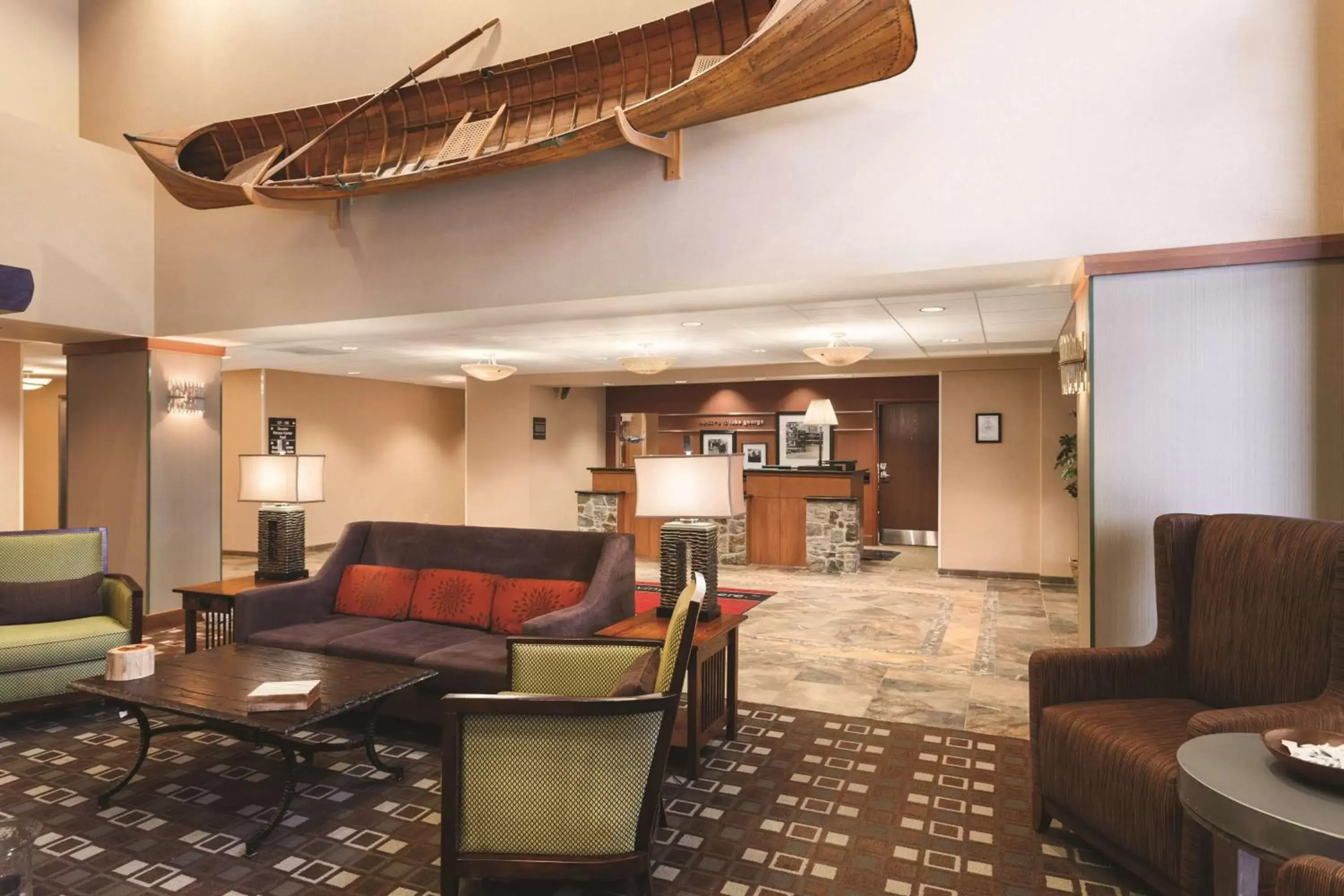 Lobby or reception, Seating Area in Hampton Inn & Suites Lake George