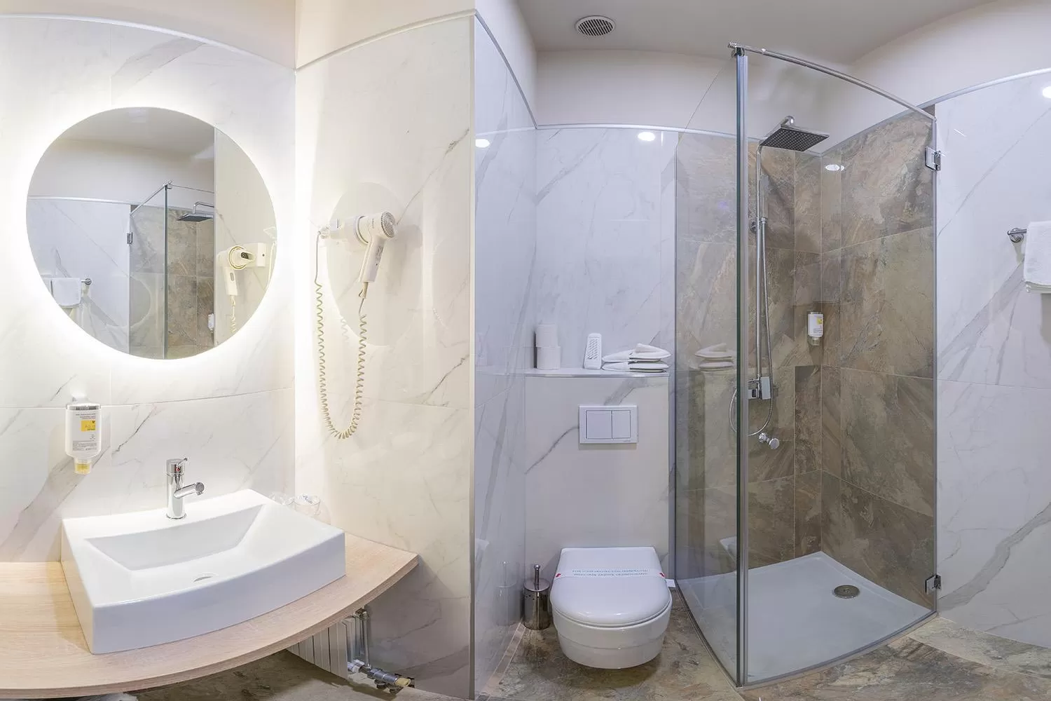 Shower in Boutique Hotel St Georgije