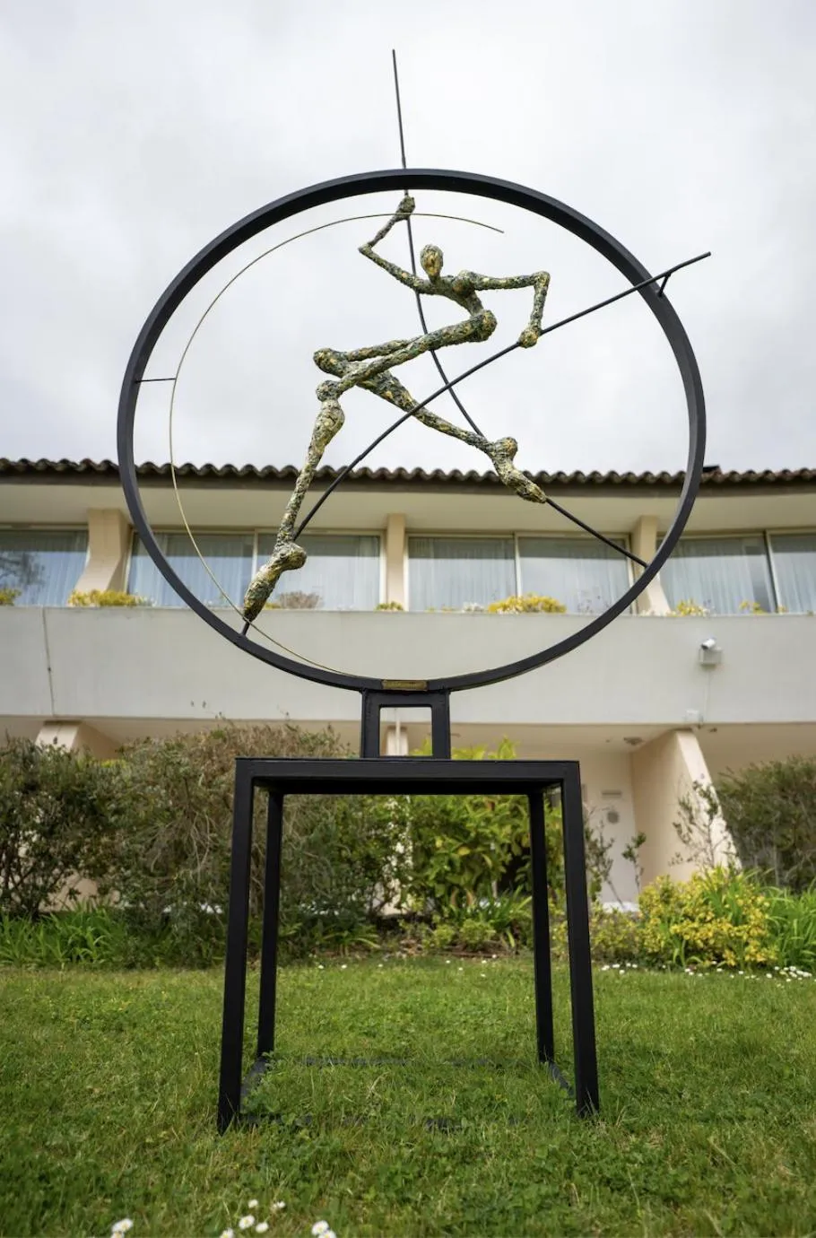 Garden view in Hotel Restaurant La Vague de Saint Paul