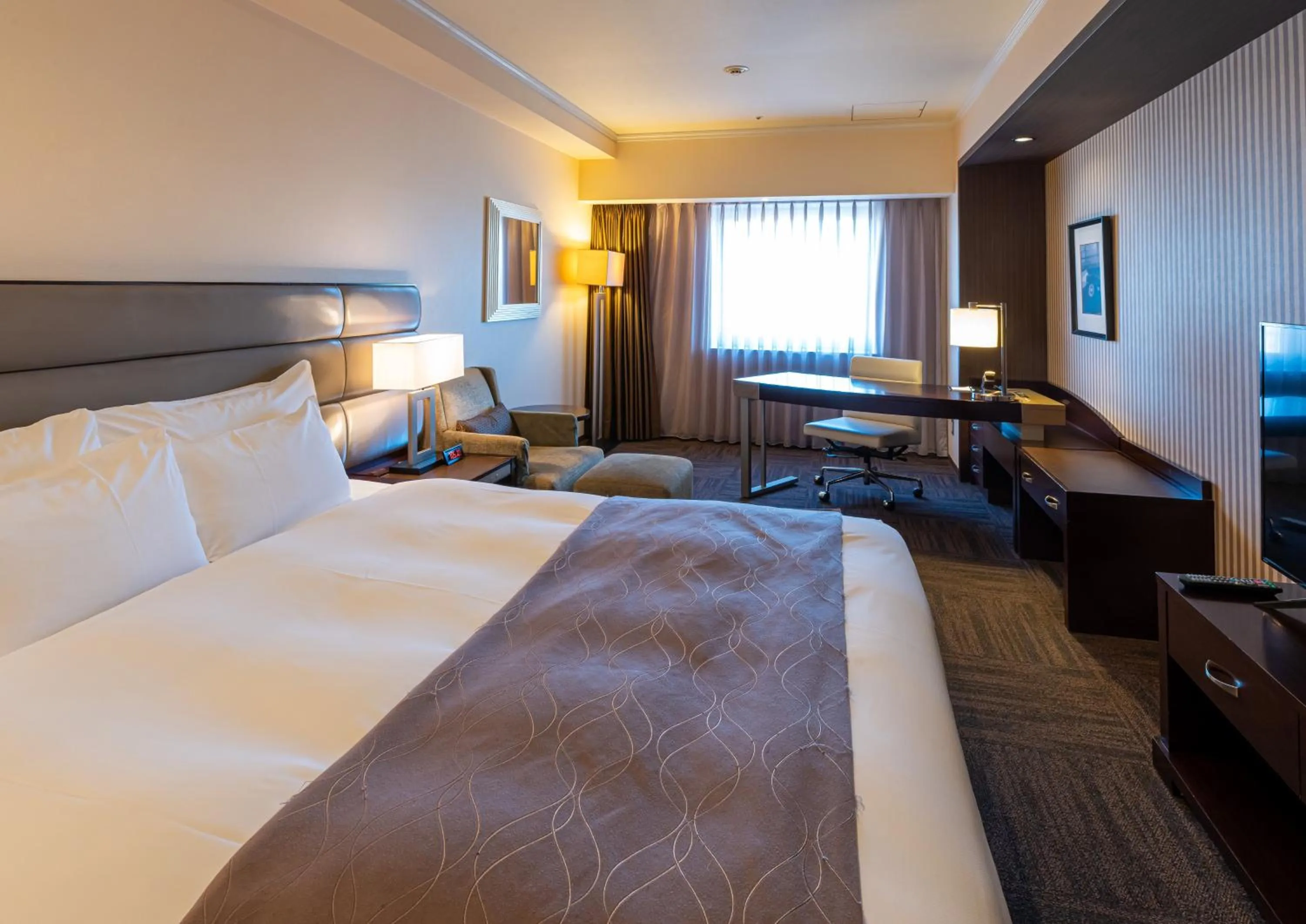 Bed in Ibis Styles Sapporo