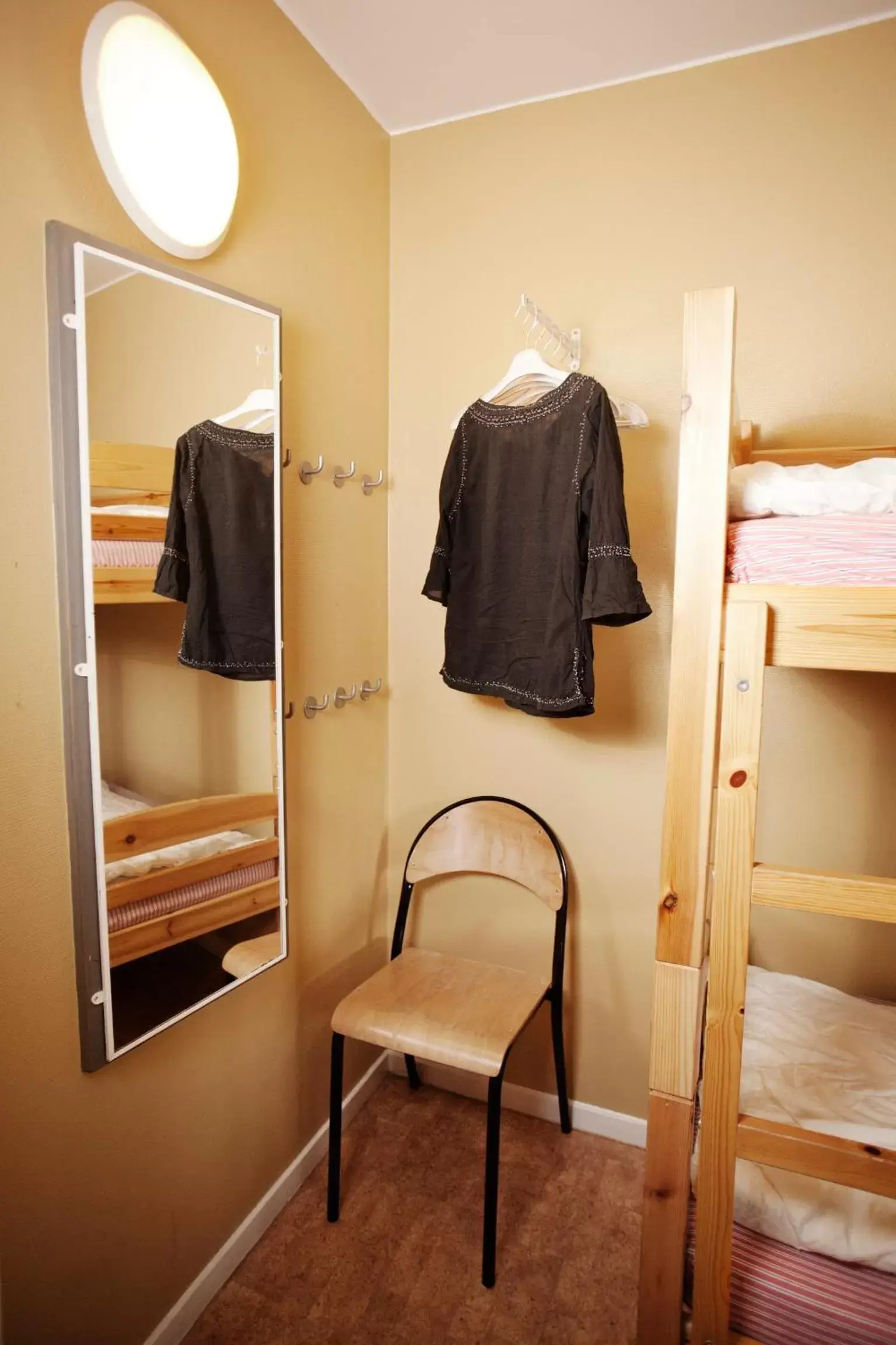 Decorative detail, Bunk Bed in STF Zinkensdamm Hostel