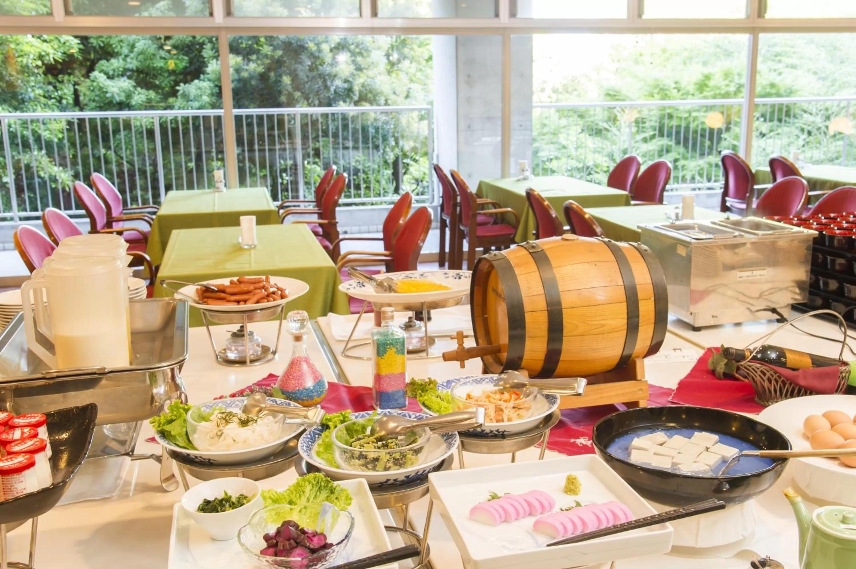 Buffet breakfast in Hotel Hiroshima Sunplaza