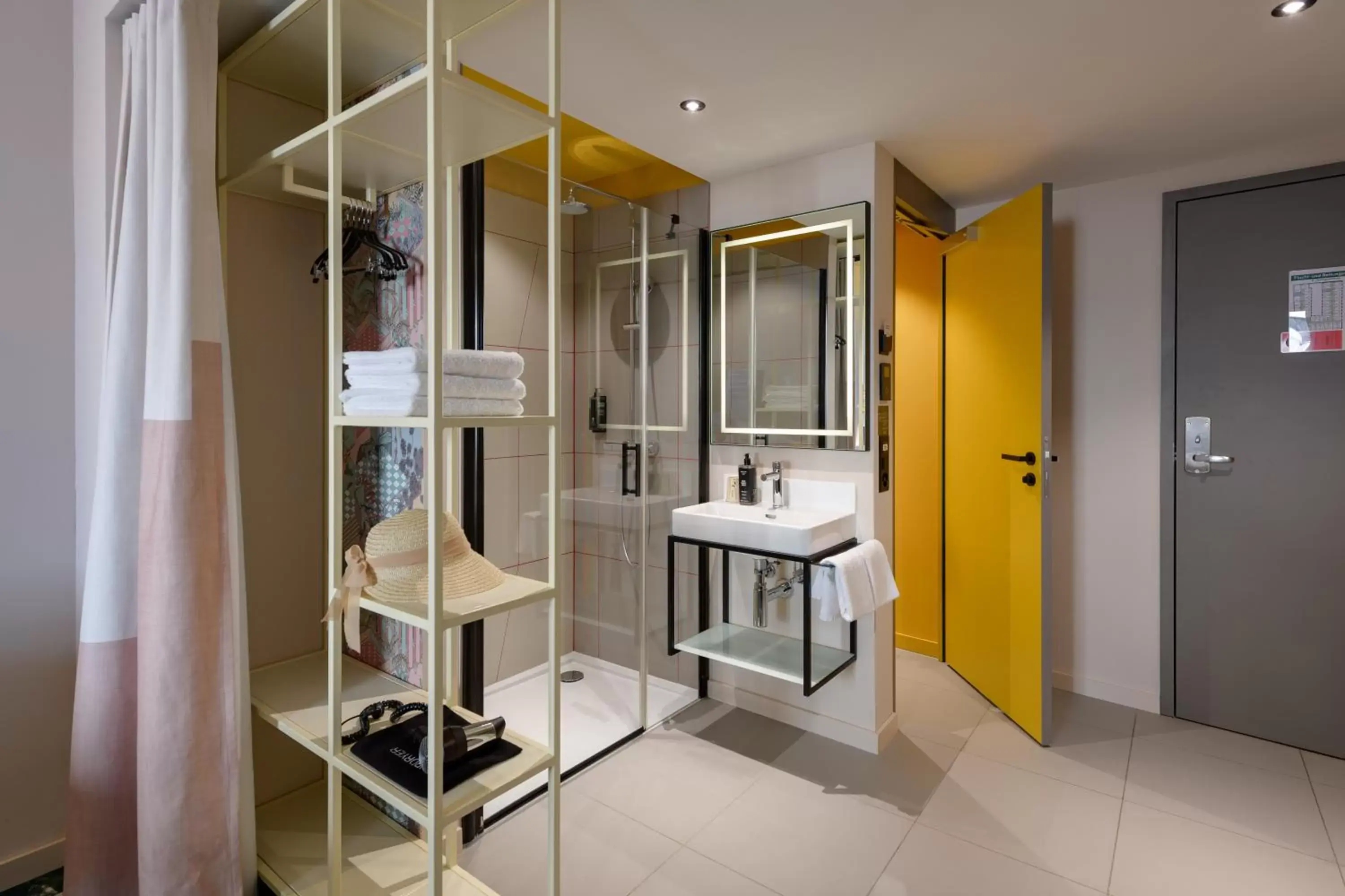 Bathroom in ibis Styles Zurich City Center