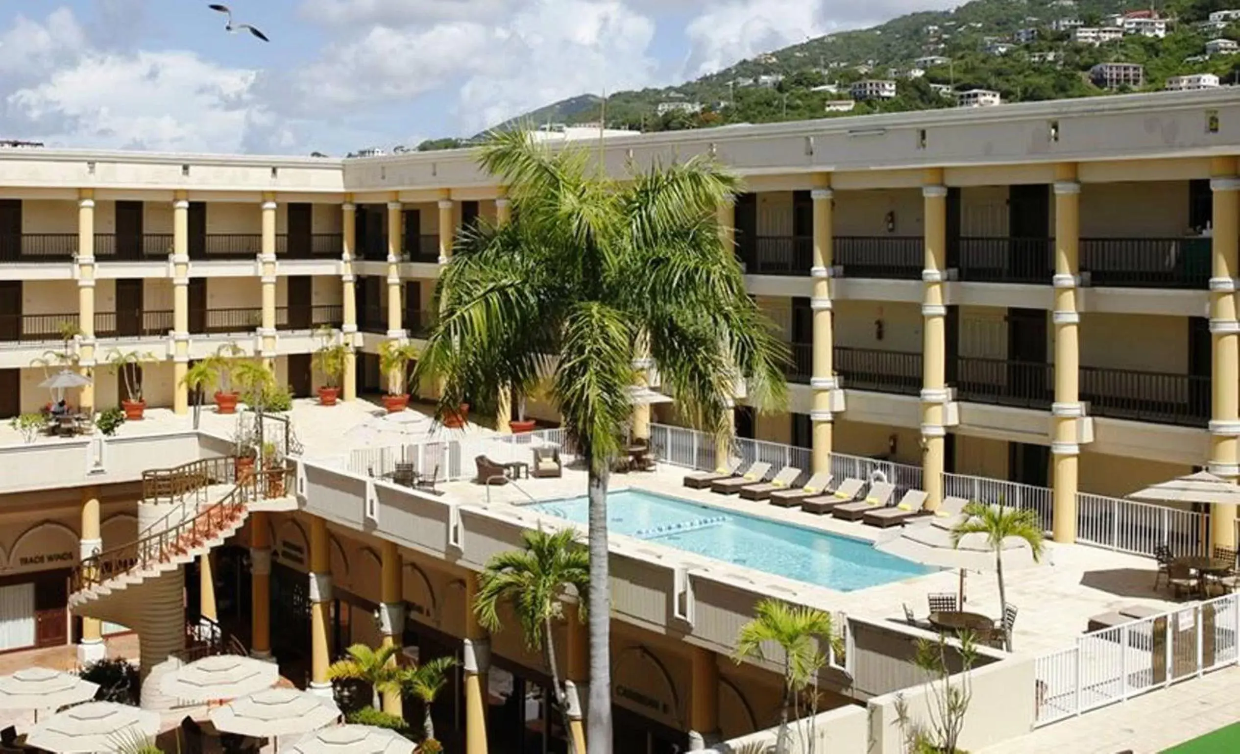 Swimming pool, Pool View in Windward Passage Hotel