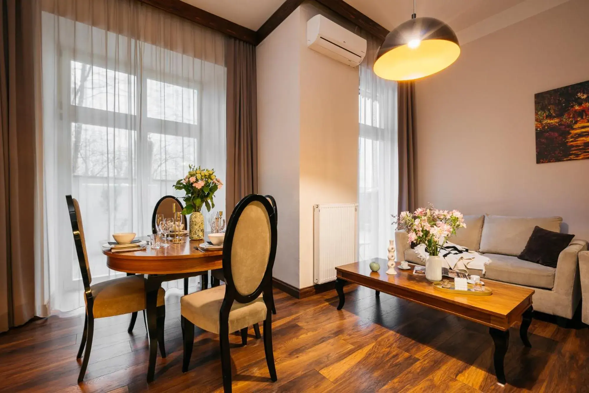 Living room, Dining Area in Topolowa Residence