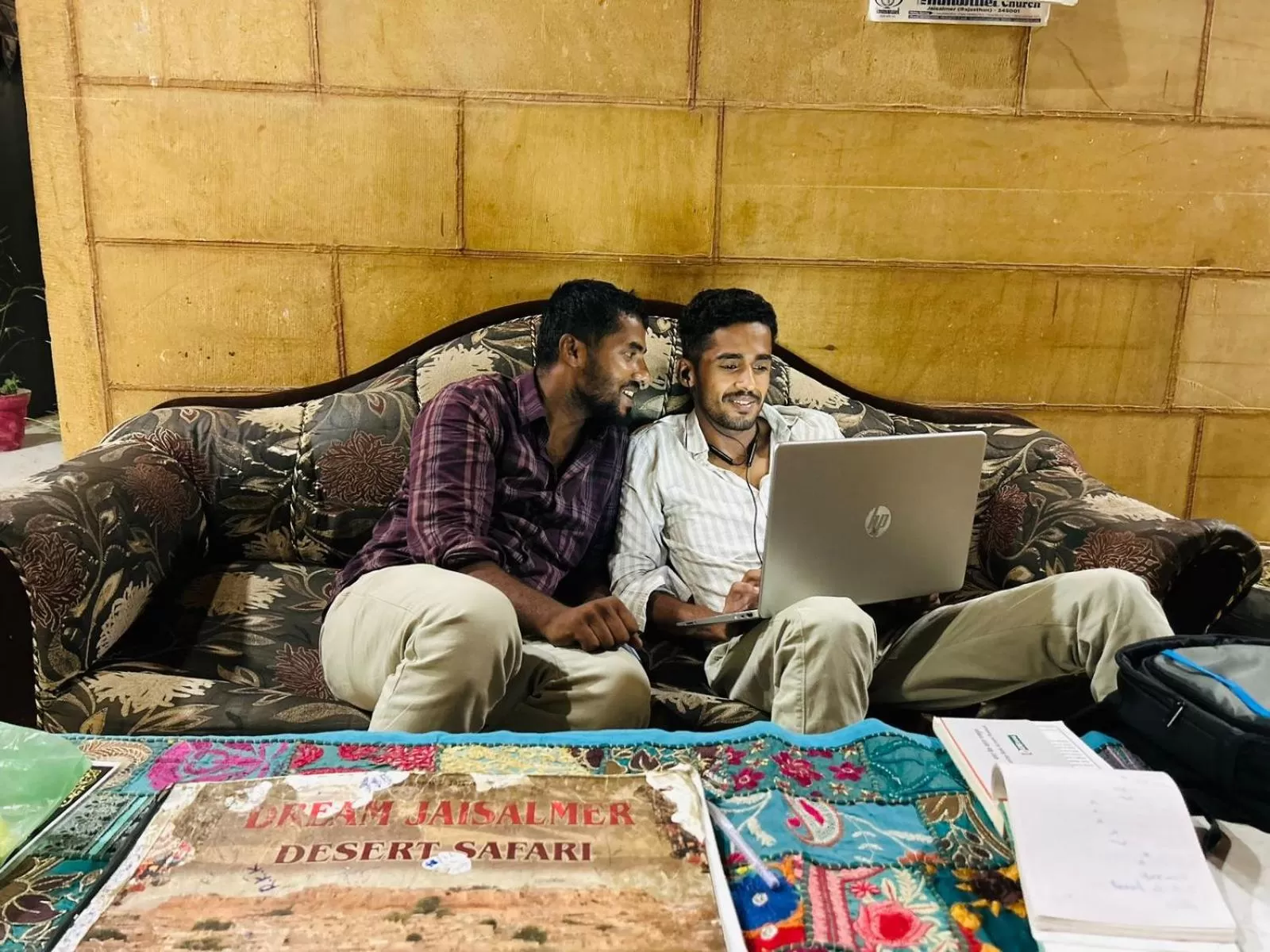Dining area in kings villa Jaisalmer
