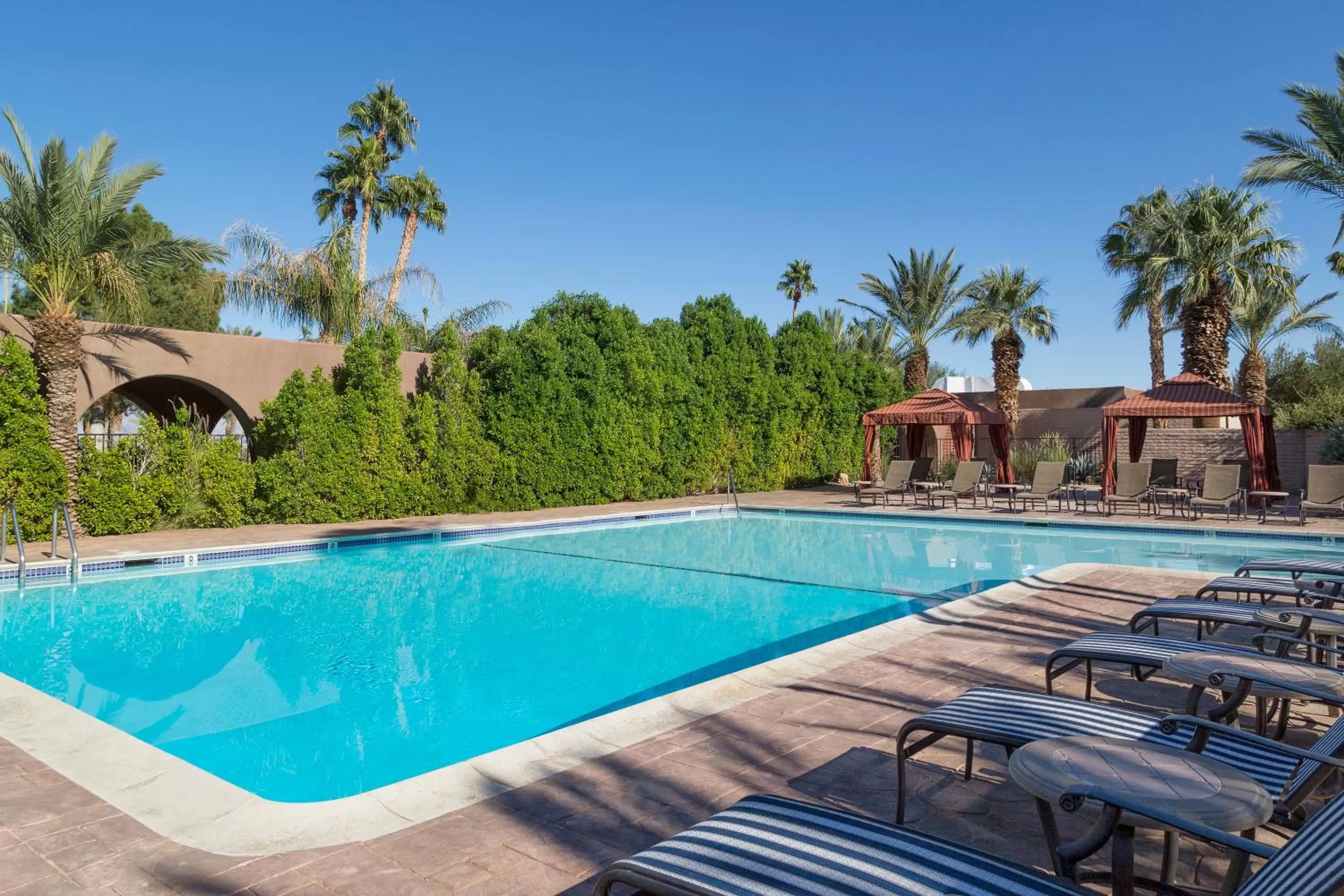 Pool view in Borrego Springs Resort