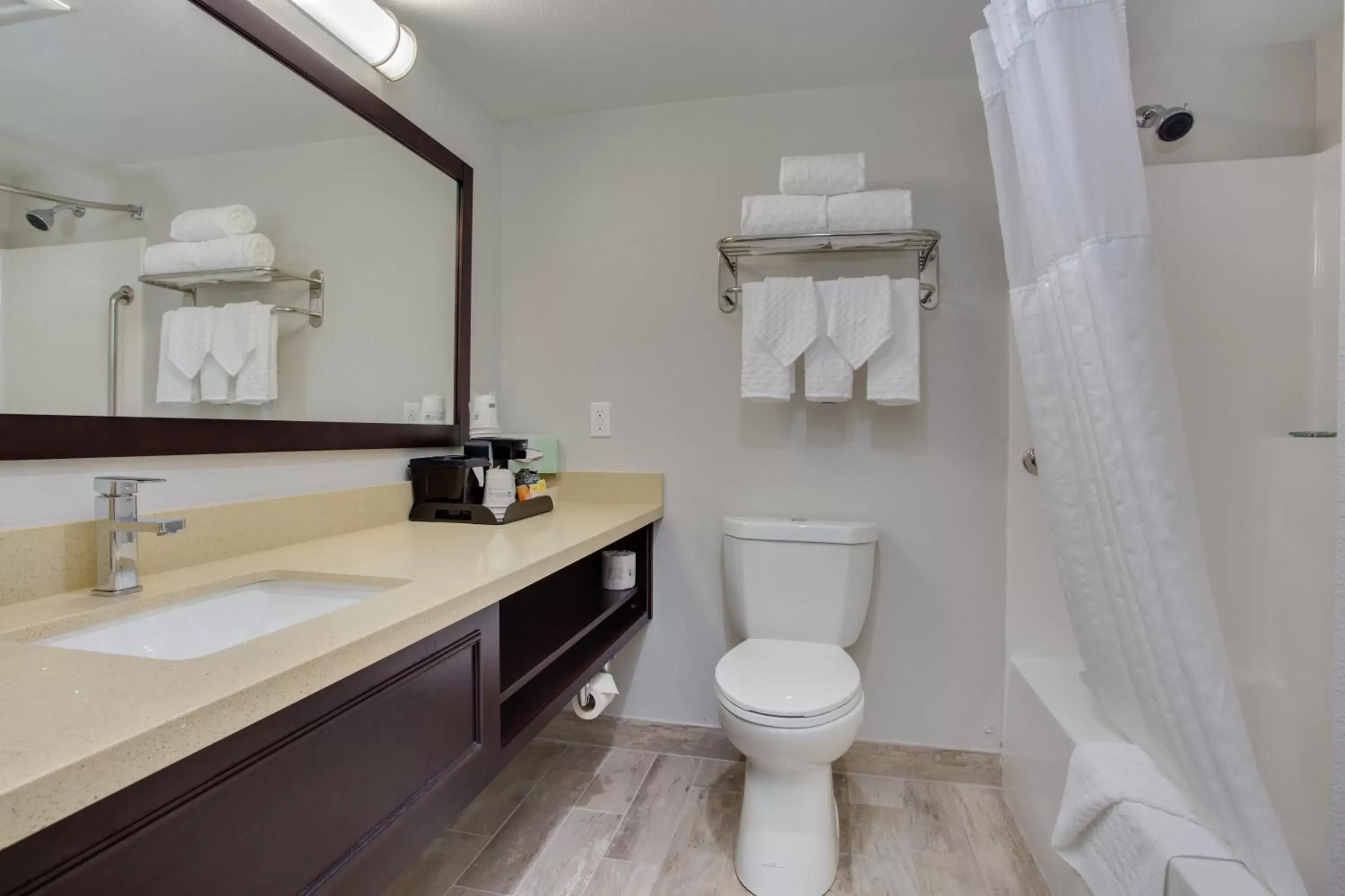 Bathroom in SureStay Plus Hotel by Best Western Chula Vista West