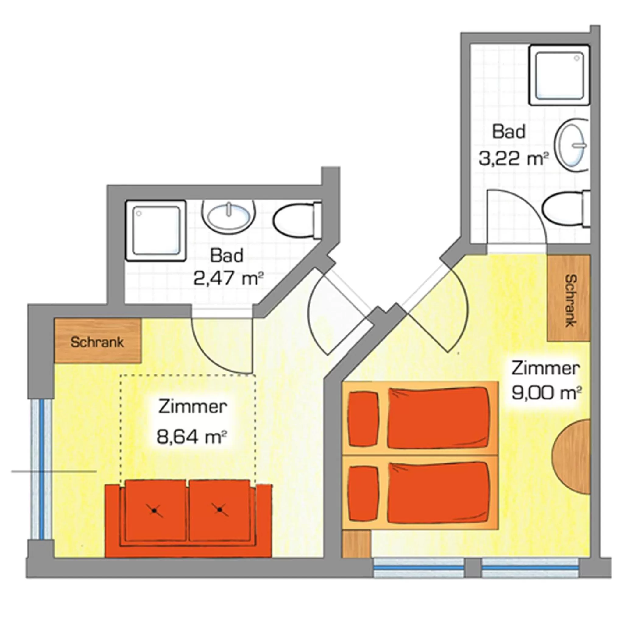 Floor plan in Seiterhof