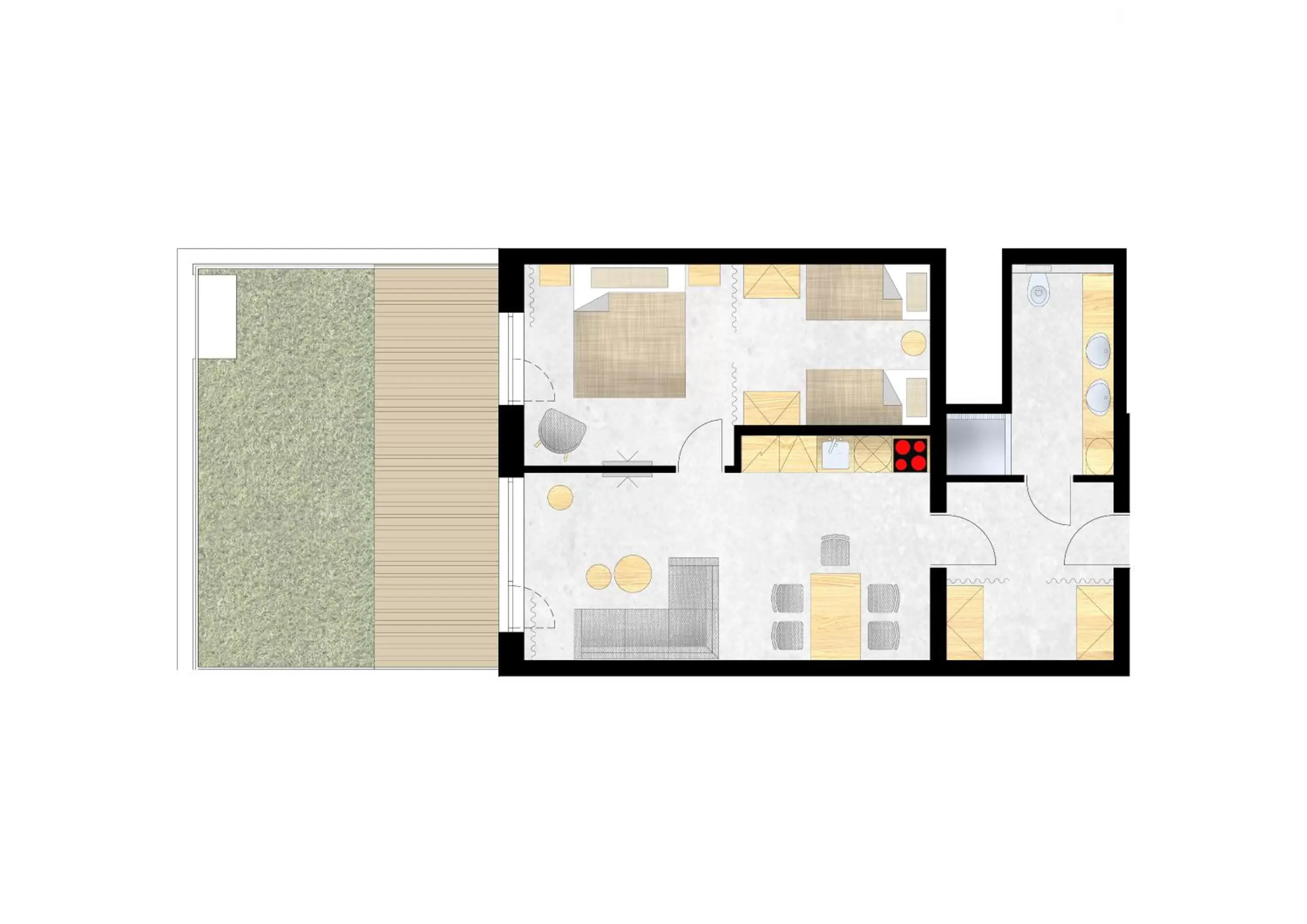 Floor Plan in Residence Trafick