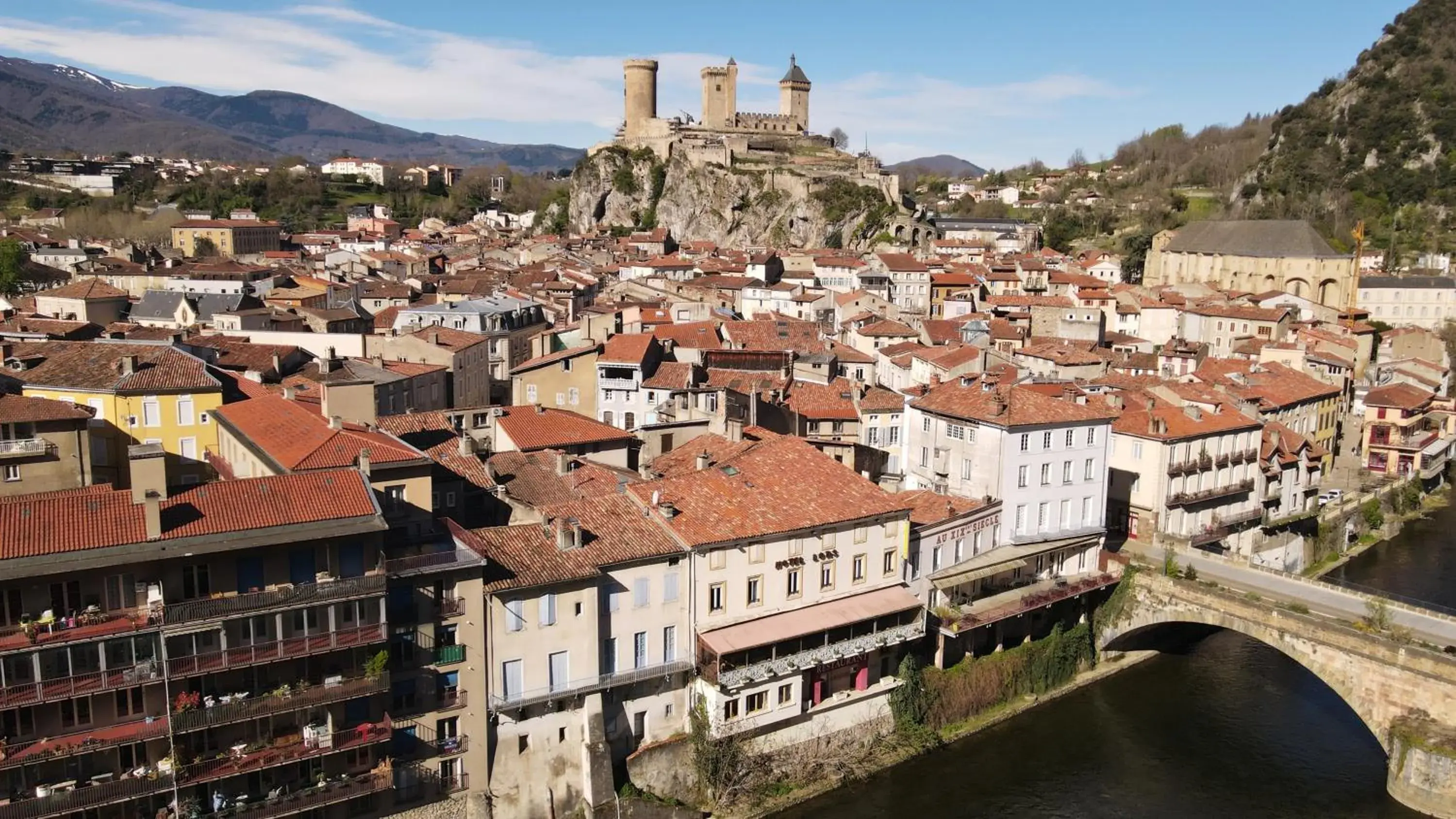 Bird's-eye View in Hôtel Le Lons