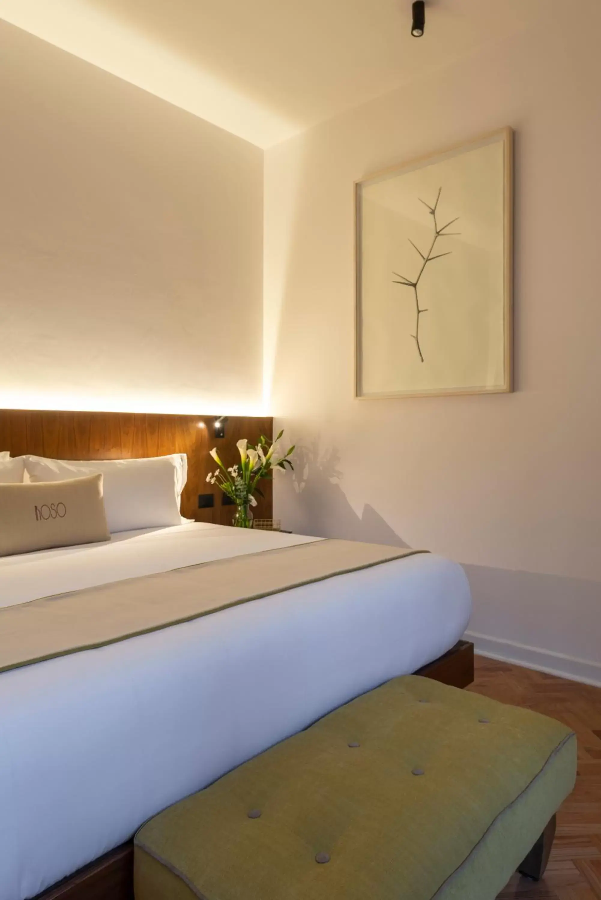 Bed in Roso Guest House